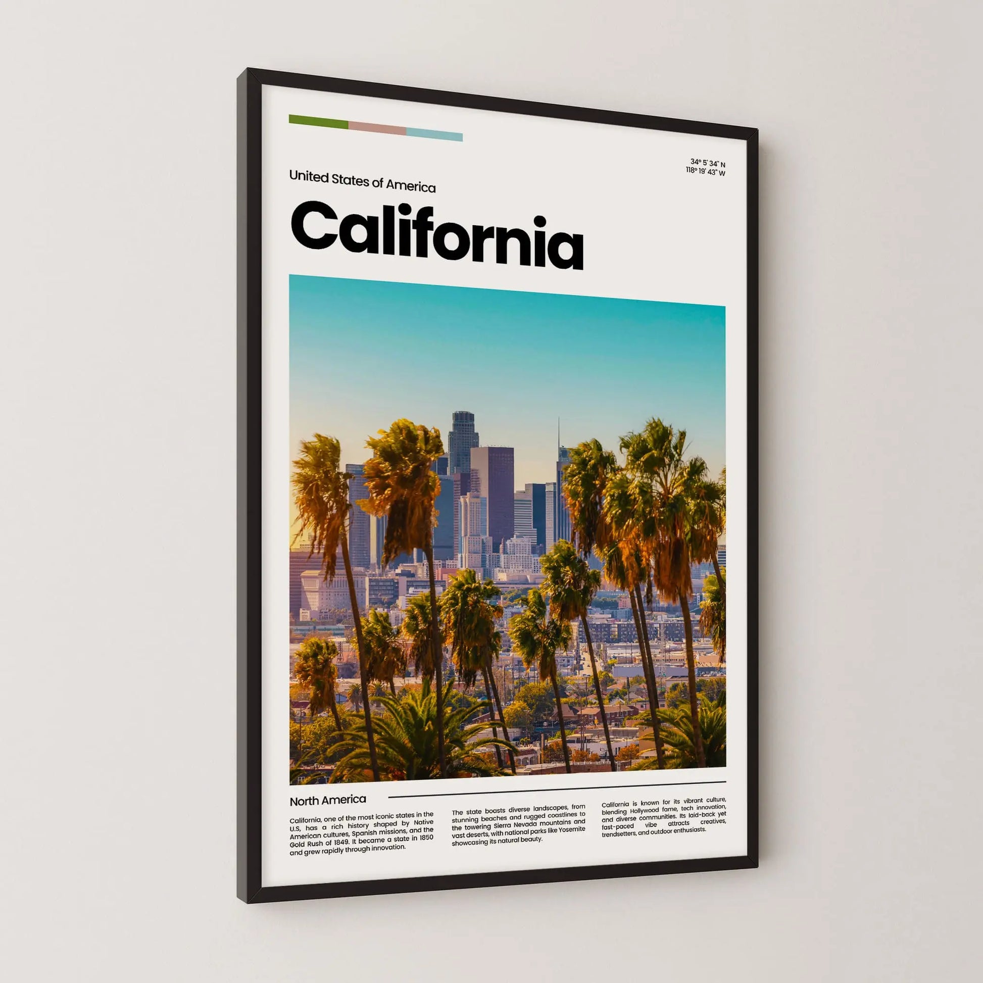 California Poster – Vintage Wall Art Print