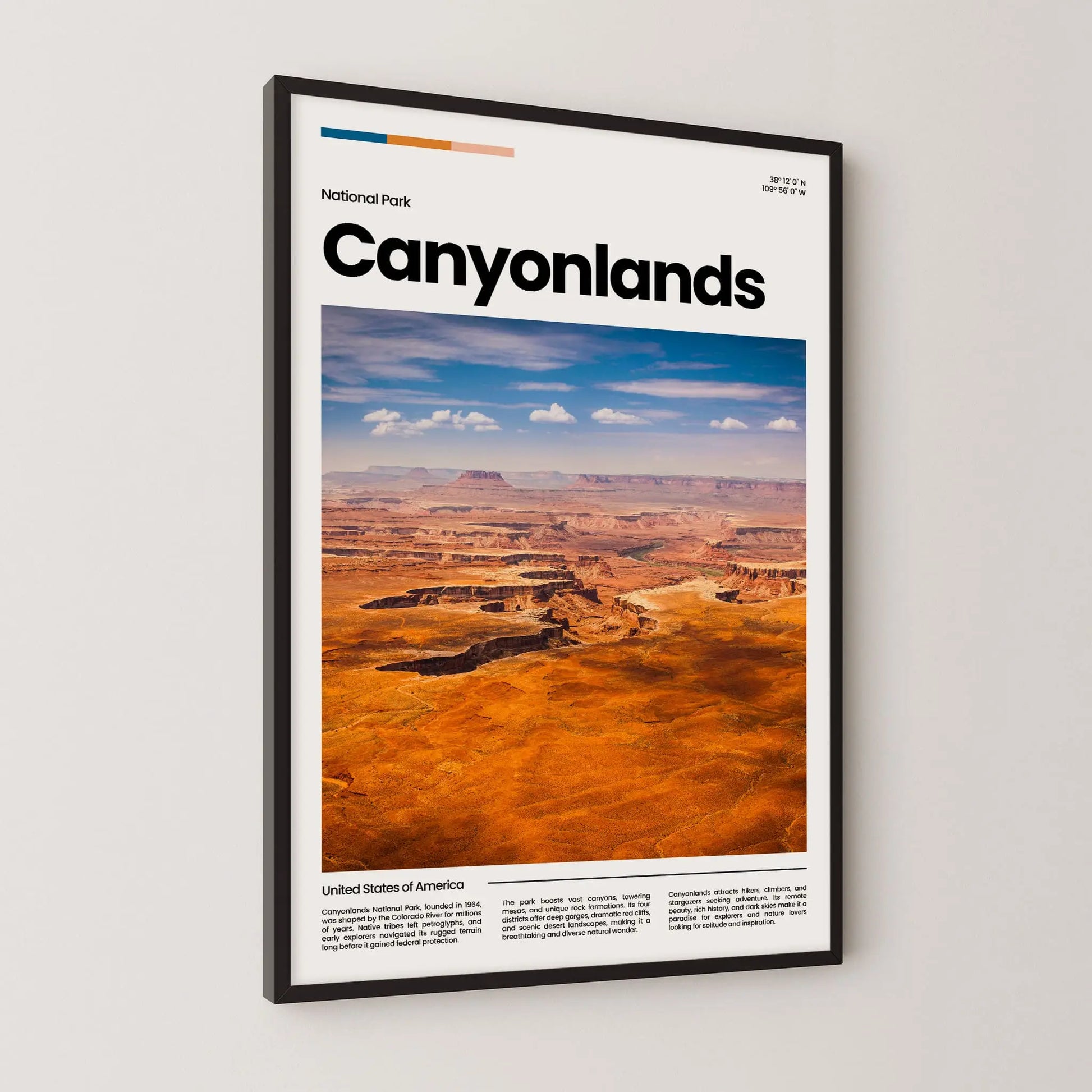 Canyonlands Poster – Vintage Wall Art Print