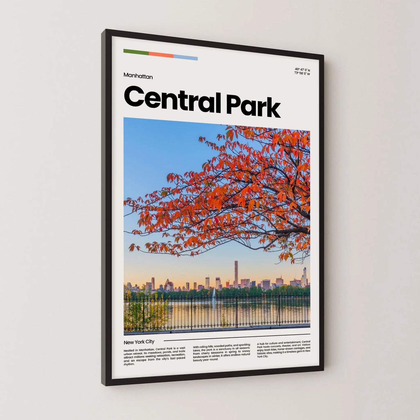 Central Park Poster