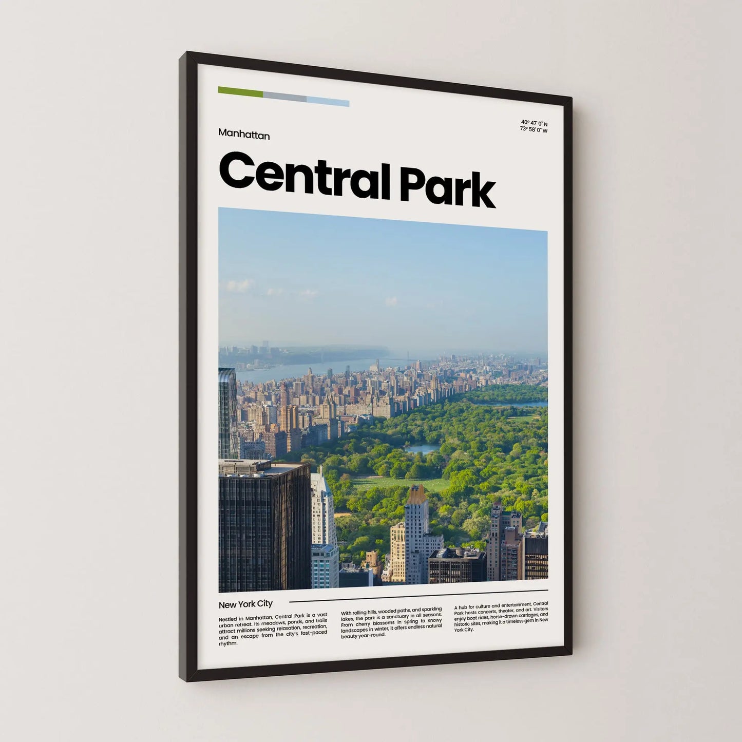 Central Park Poster