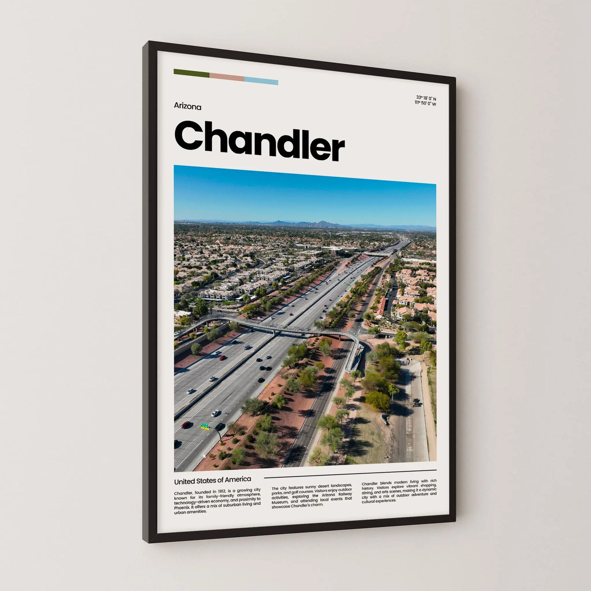Chandler Poster – Vintage Wall Art Print