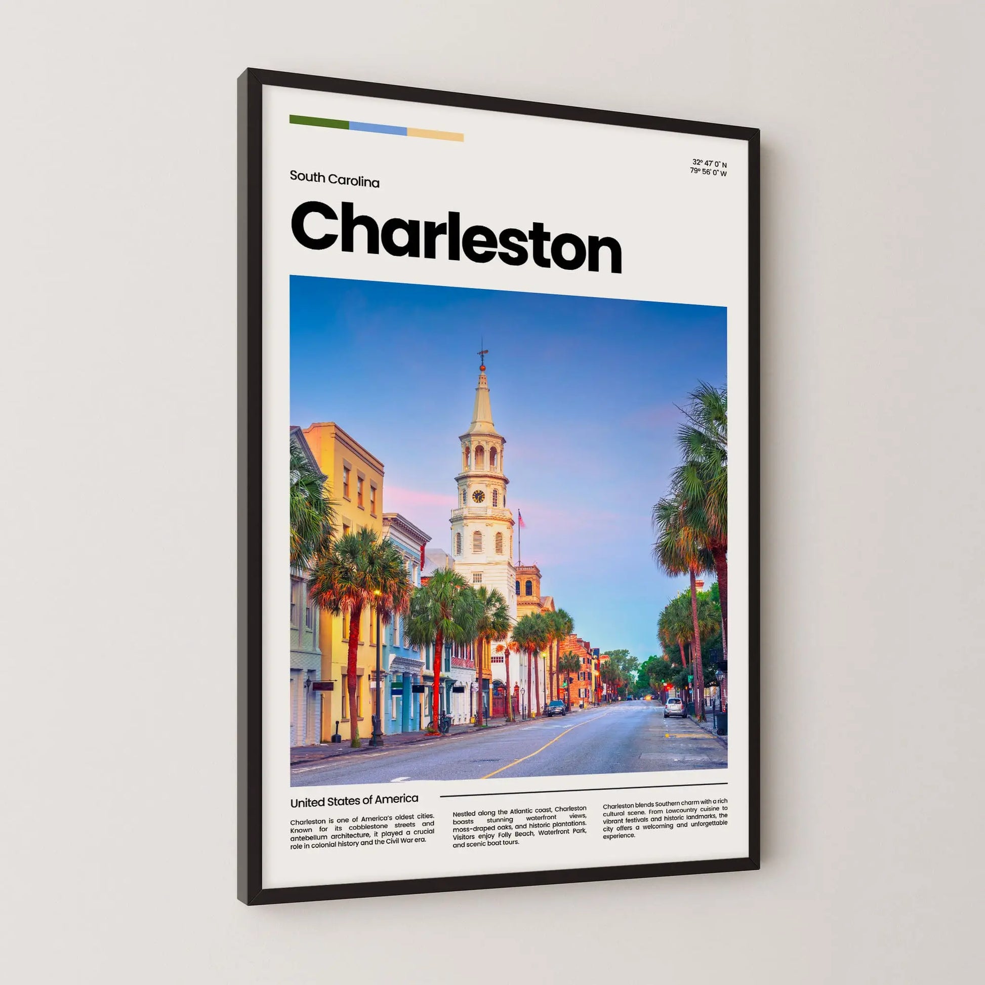 Charleston Poster – Vintage Wall Art Print
