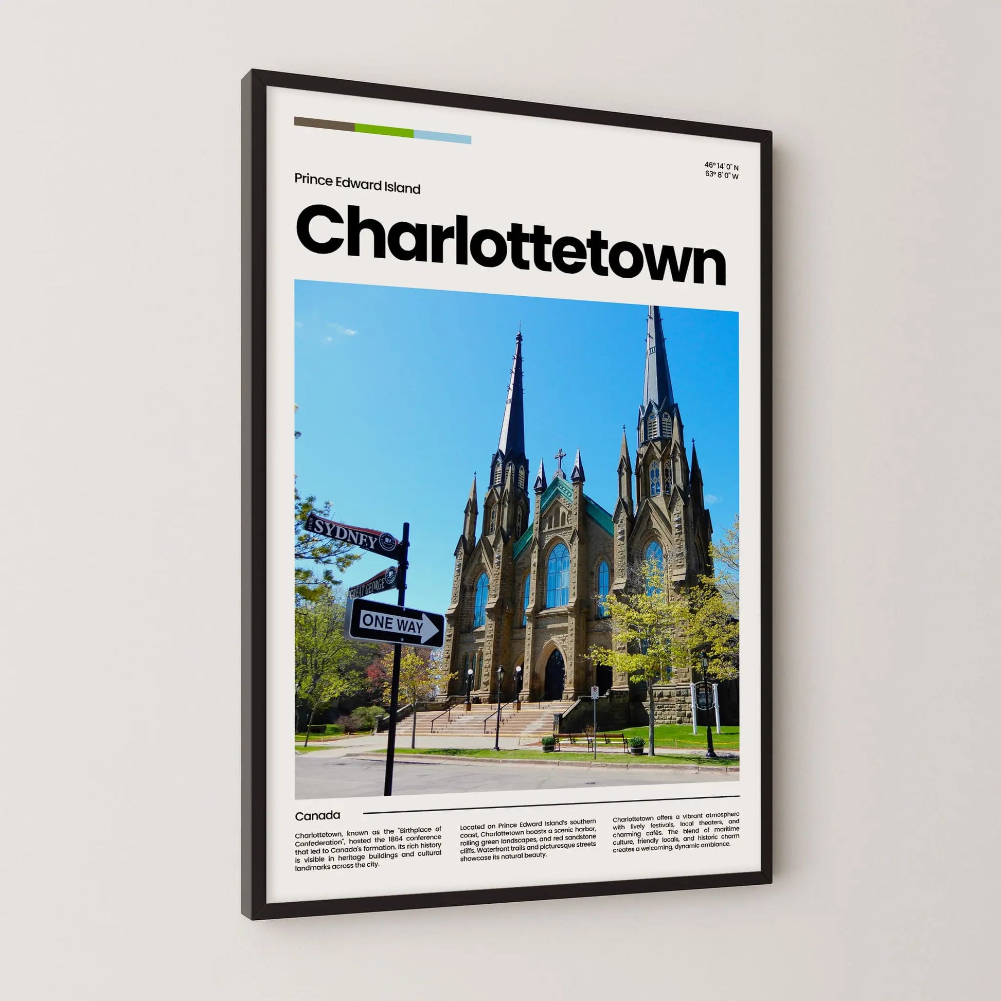 Charlottetown Poster – Vintage Wall Art Print