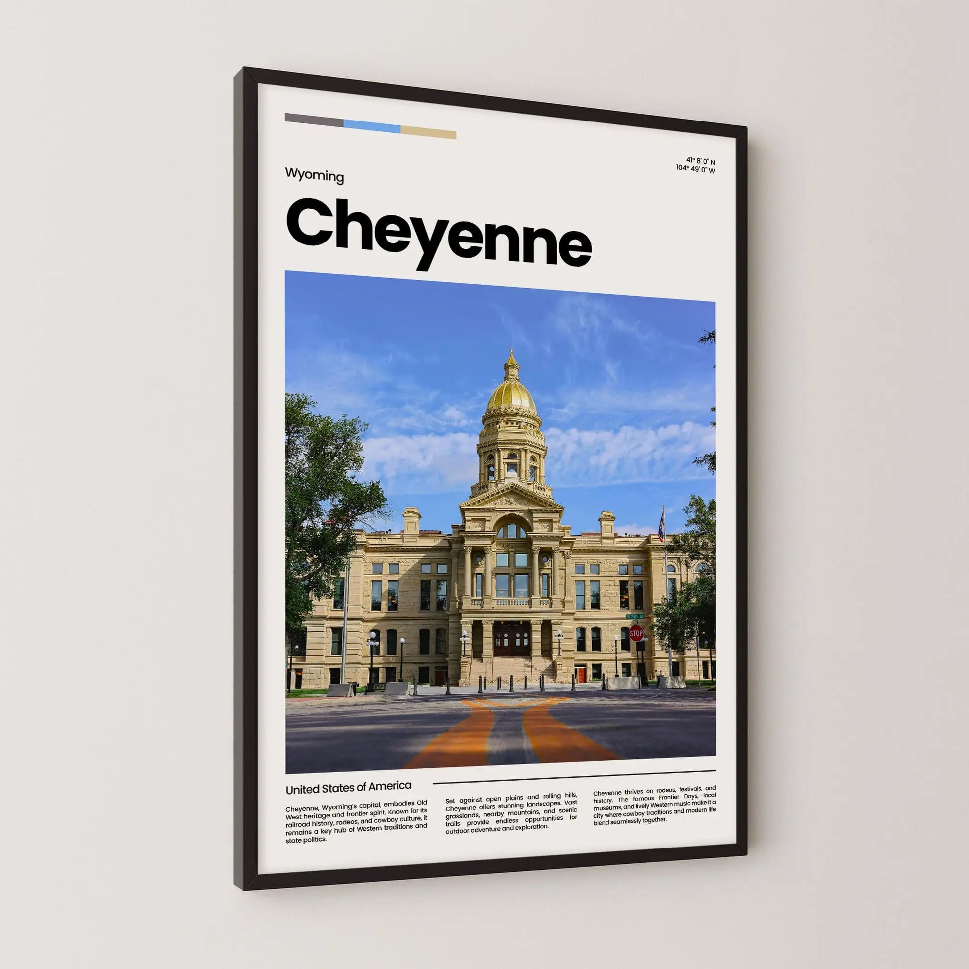 Cheyenne Poster – Vintage Wall Art Print