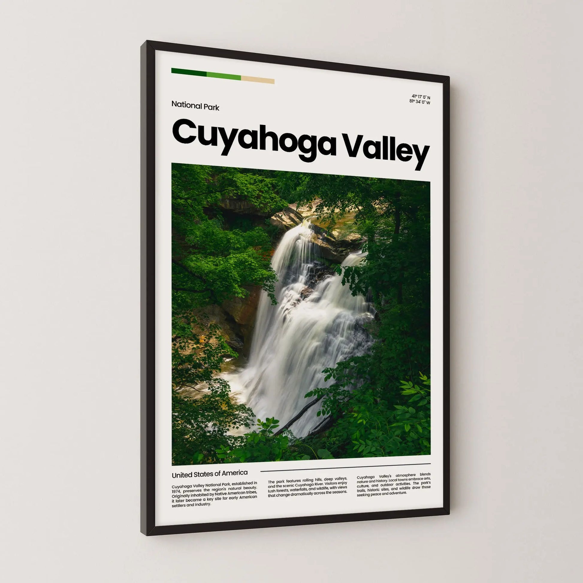 Cuyahoga Valley Poster – Vintage Wall Art Print