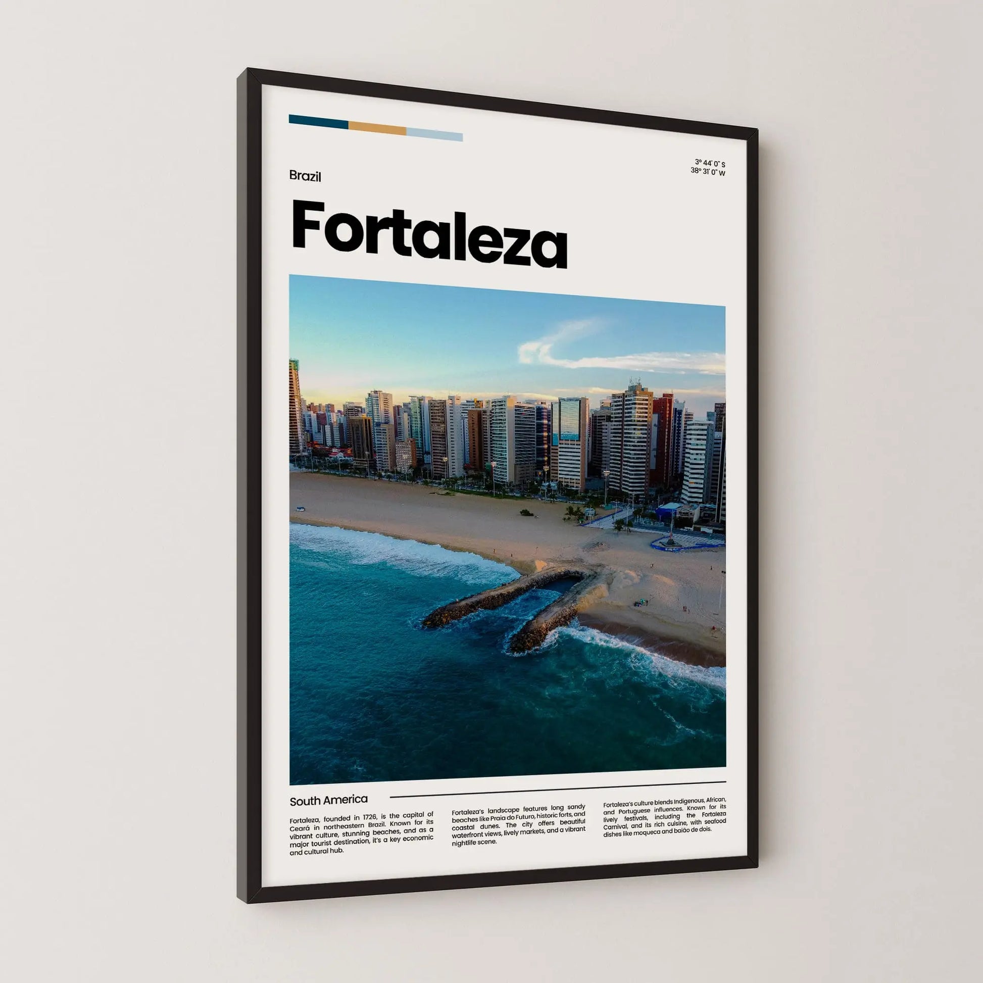 Fortaleza Poster – Vintage Wall Art Print
