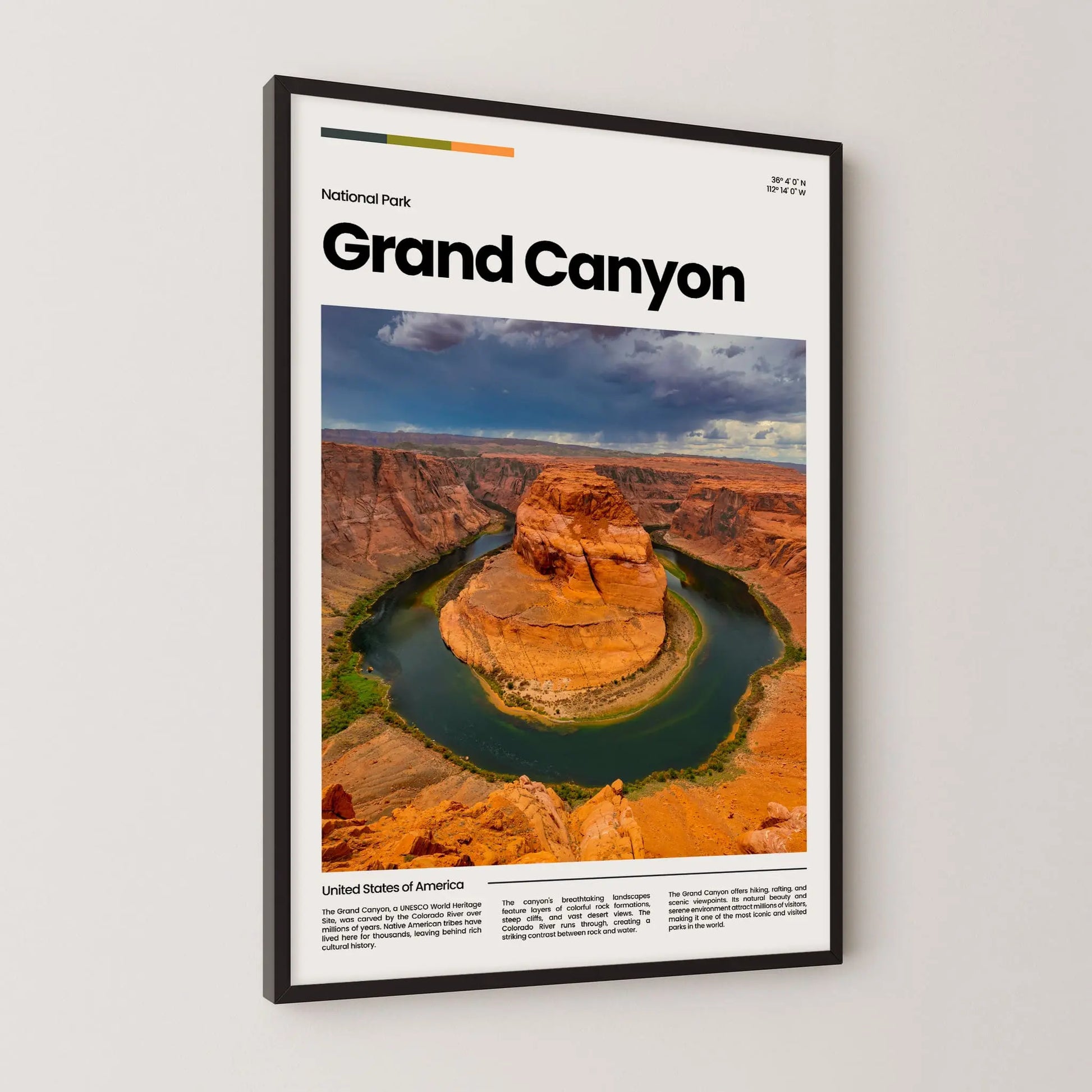 Grand Canyon Poster – Vintage Wall Art Print