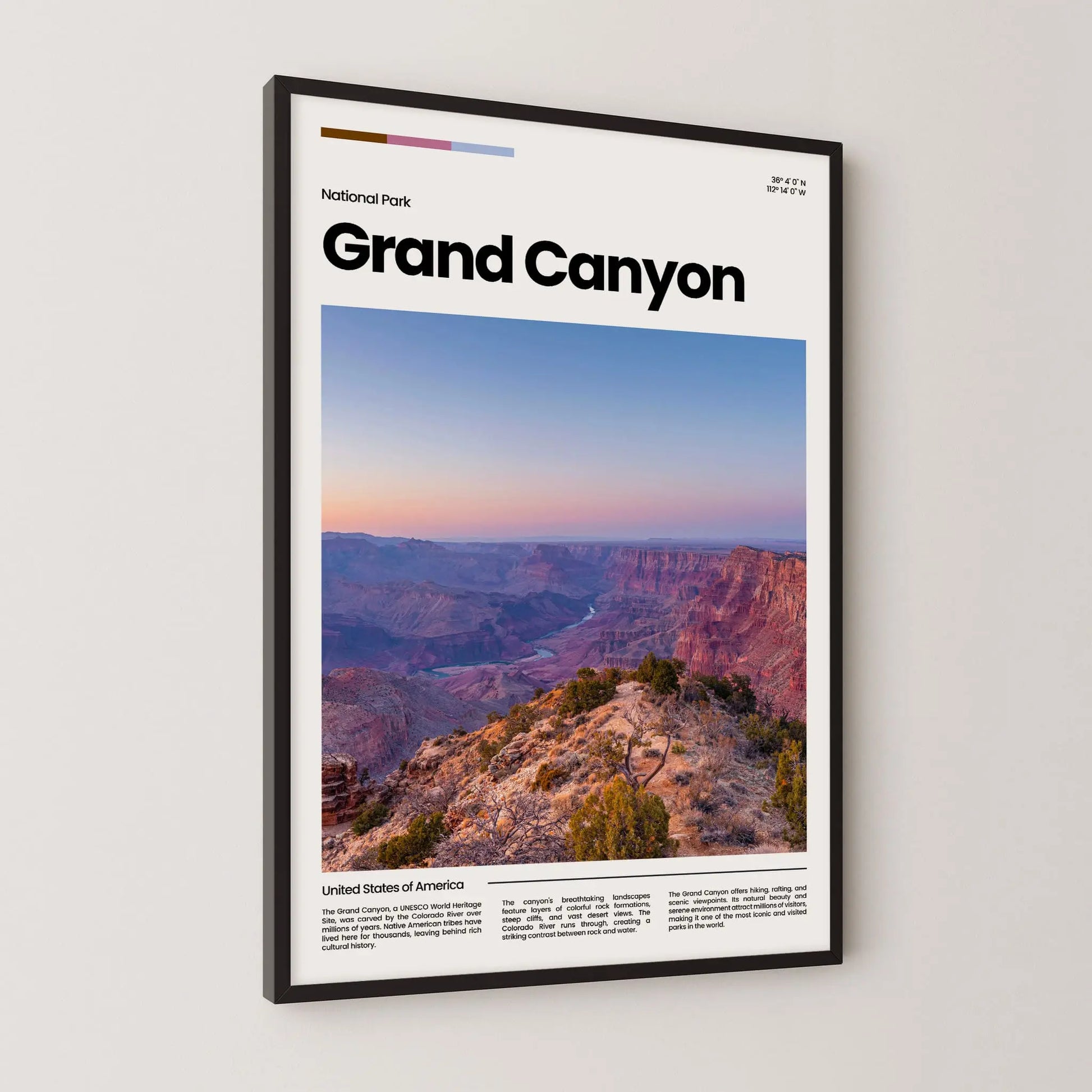 Grand Canyon Poster – Vintage Wall Art Print