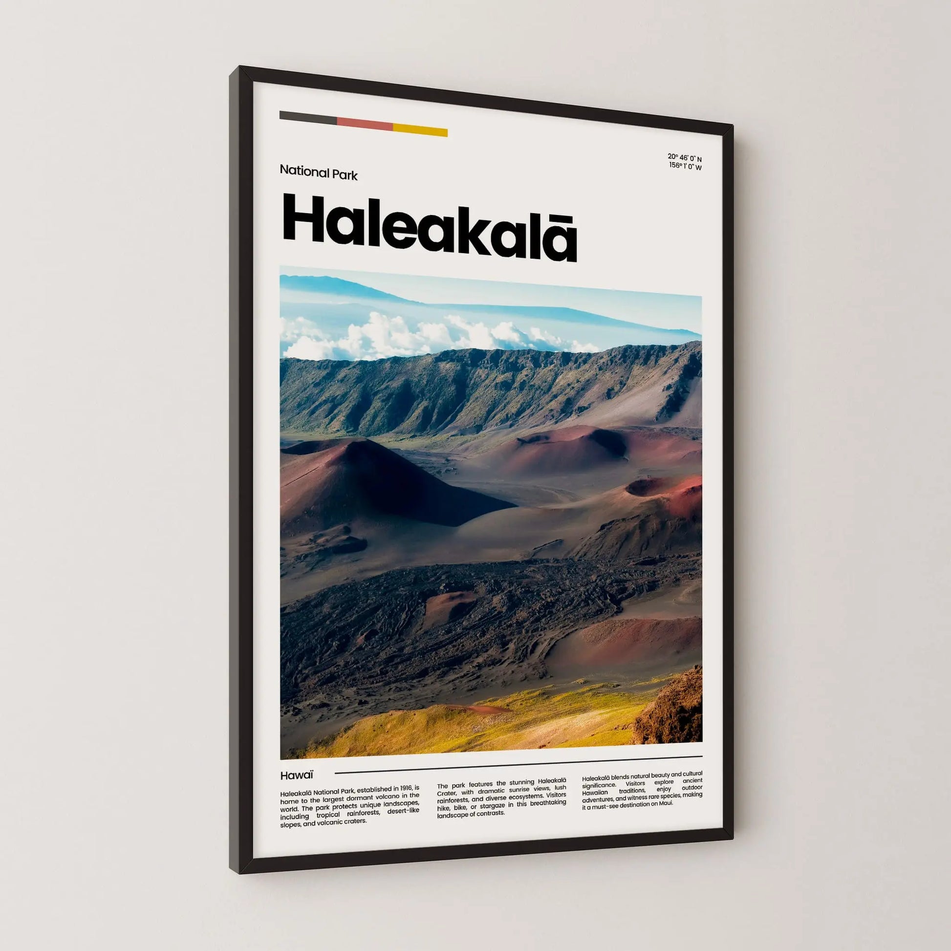 Haleakalā Poster – Vintage Wall Art Print