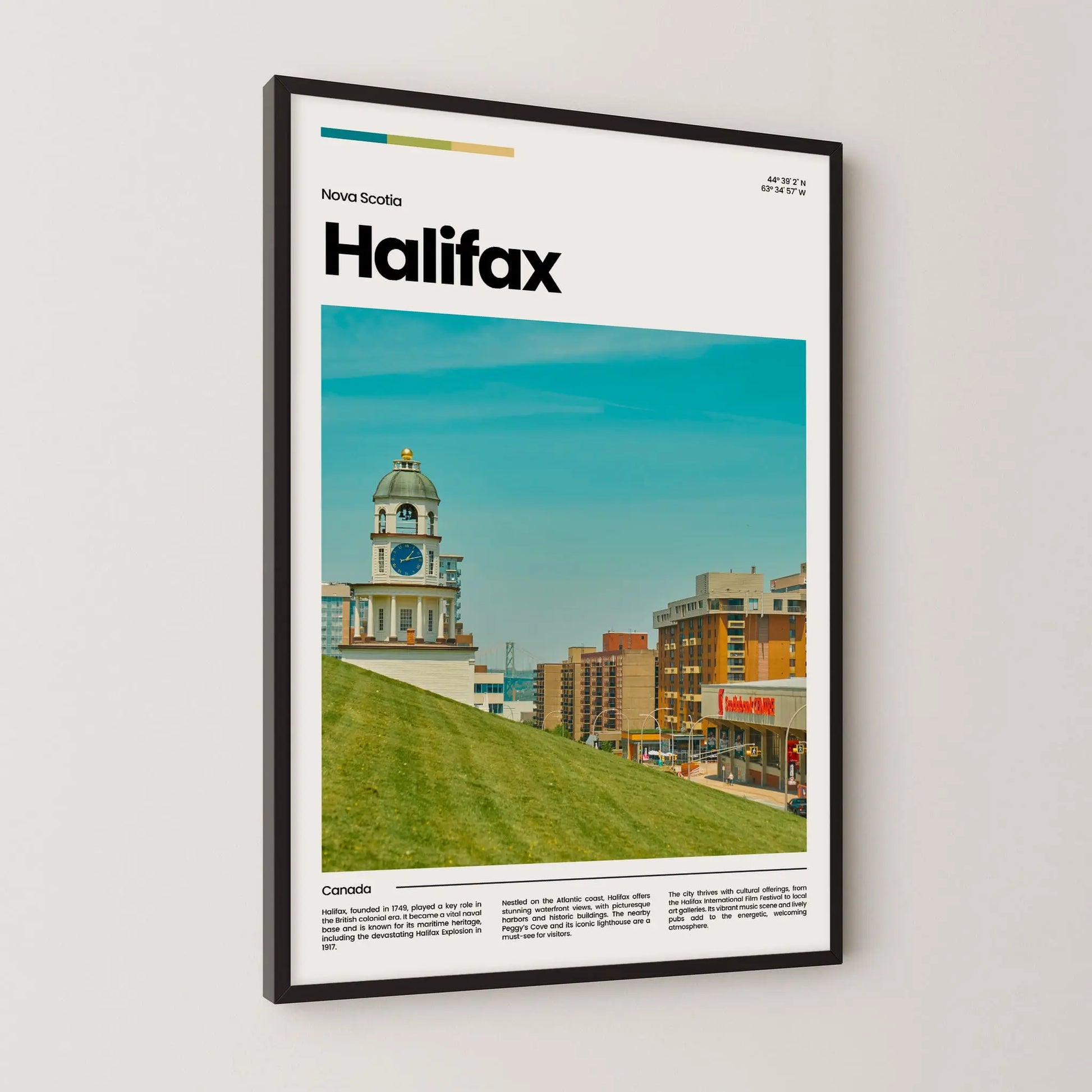 Halifax Poster – Vintage Wall Art Print