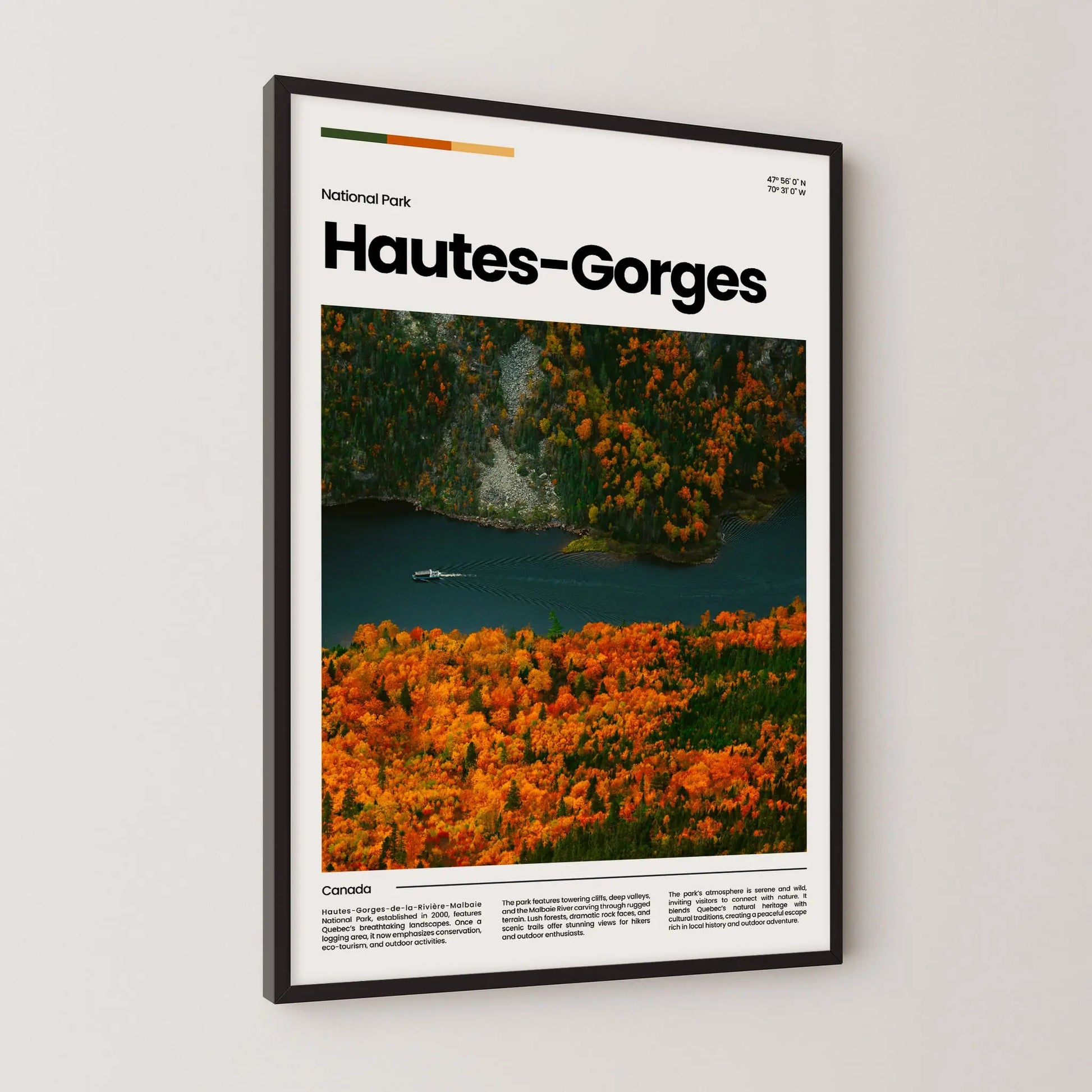 Hautes-Gorges Poster – Vintage Wall Art Print