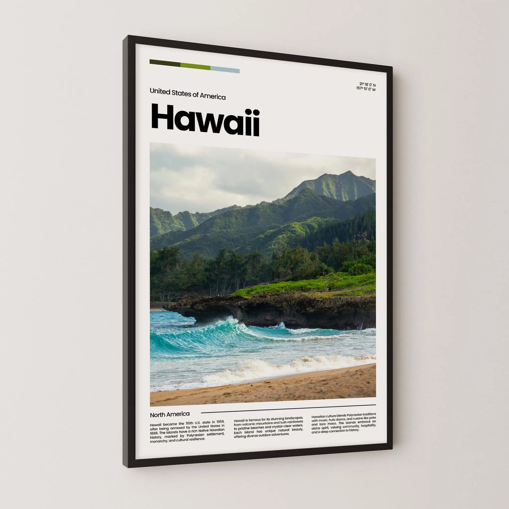 Hawaii Poster – Vintage Wall Art Print