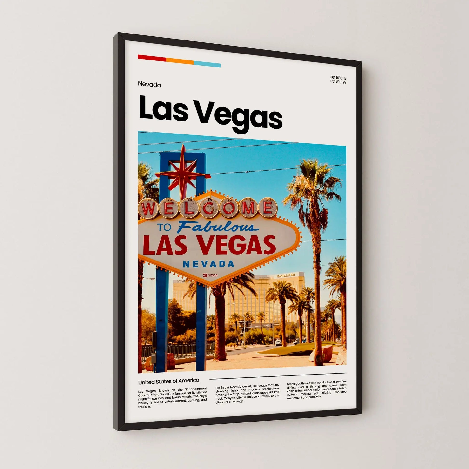 Las Vegas Poster – Vintage Wall Art Print