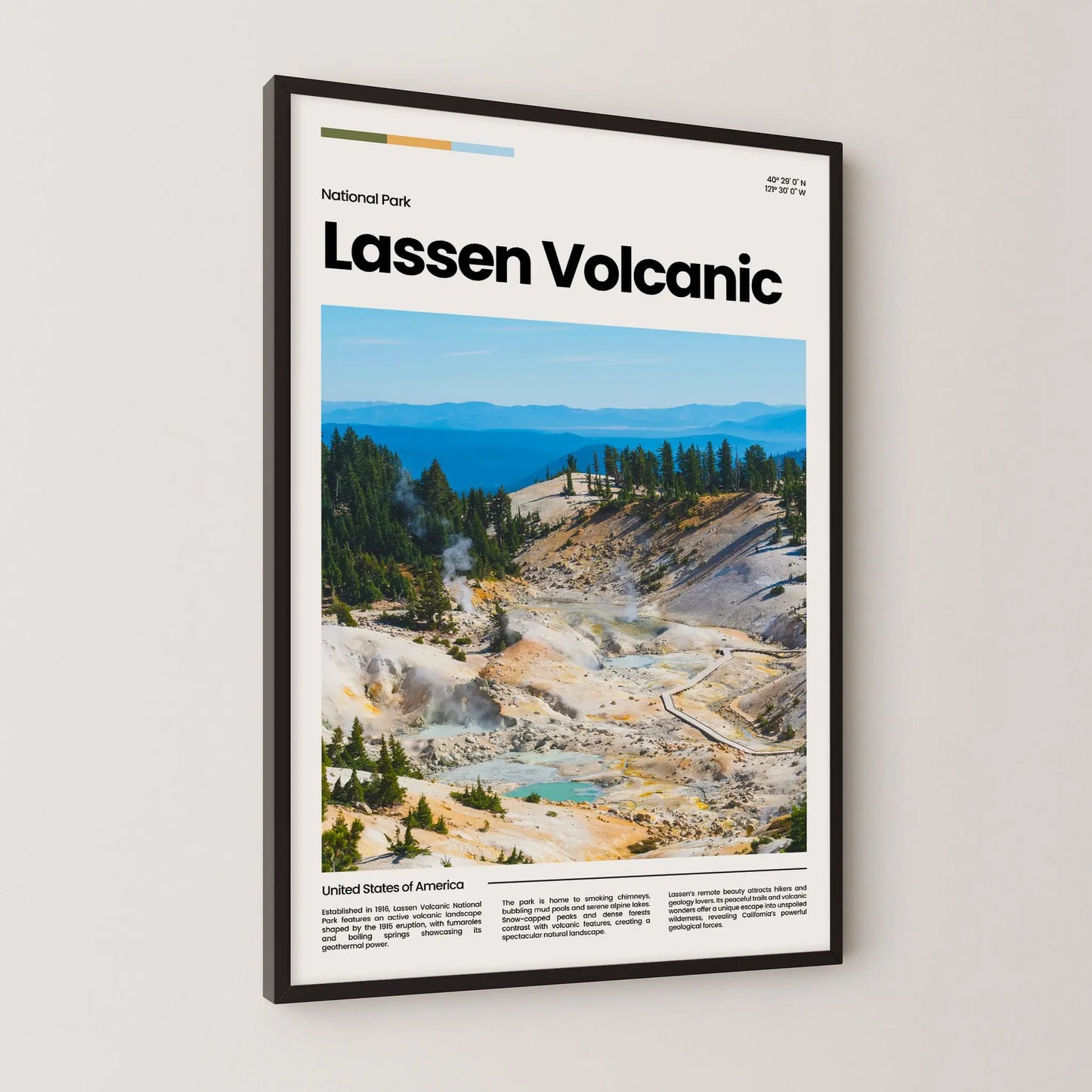 Lassen Volcanic Poster