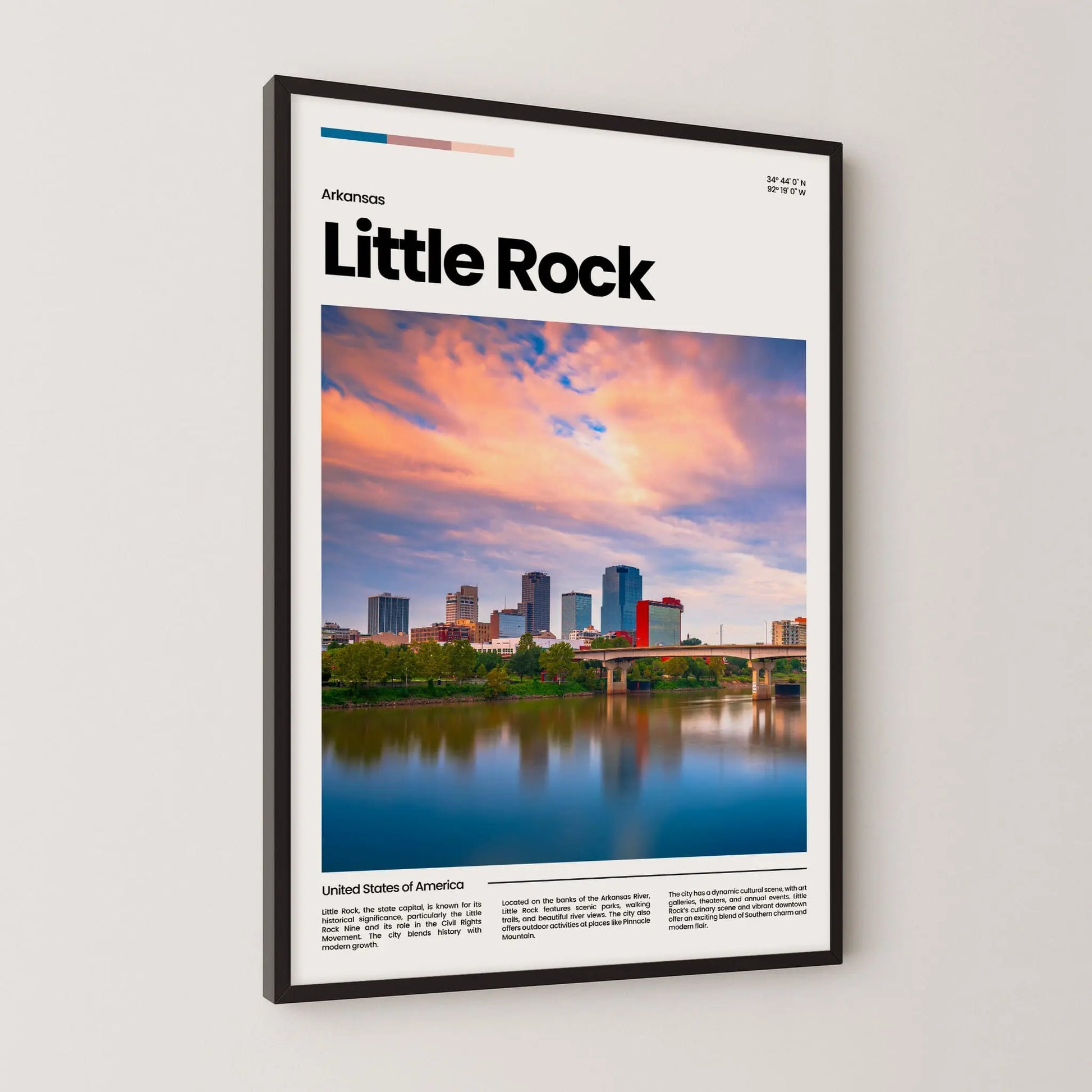 Little Rock Poster – Vintage Wall Art Print