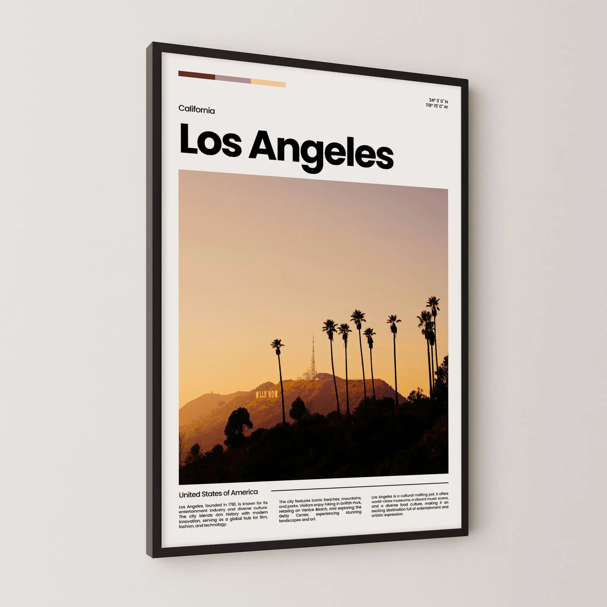 Los Angeles Poster – Vintage Wall Art Print