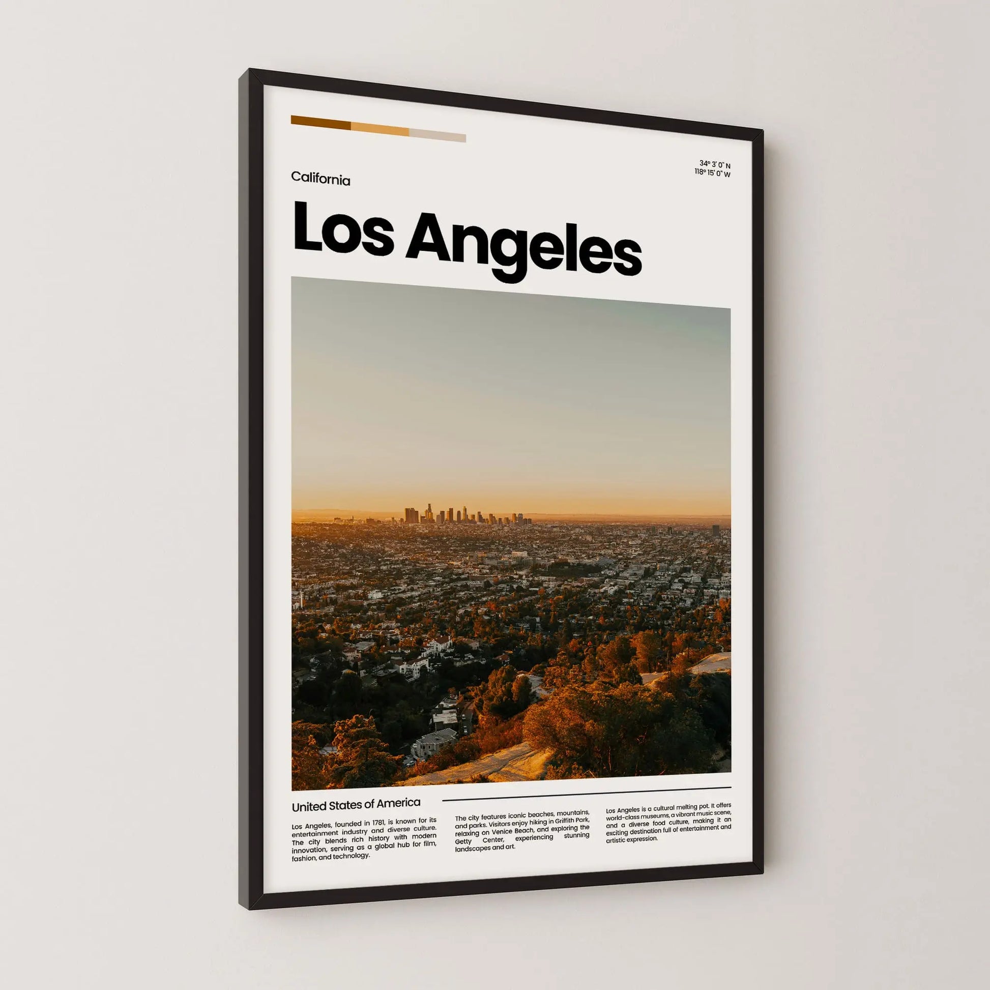 Los Angeles Poster – Vintage Wall Art Print