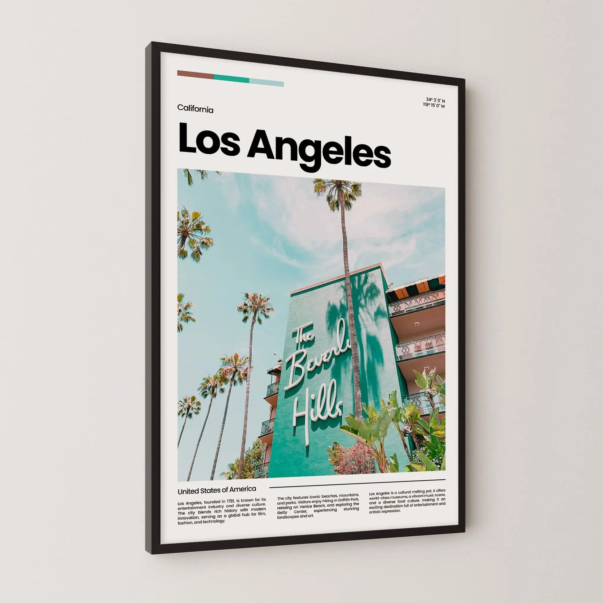 Los Angeles Poster – Vintage Wall Art Print