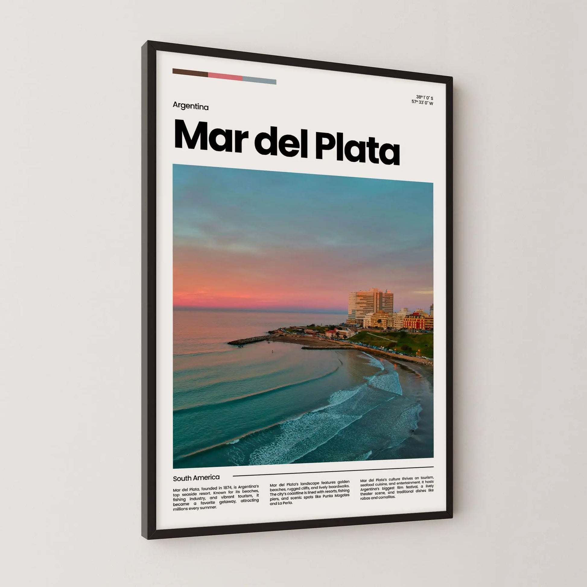 Mar del Plata Poster – Vintage Wall Art Print