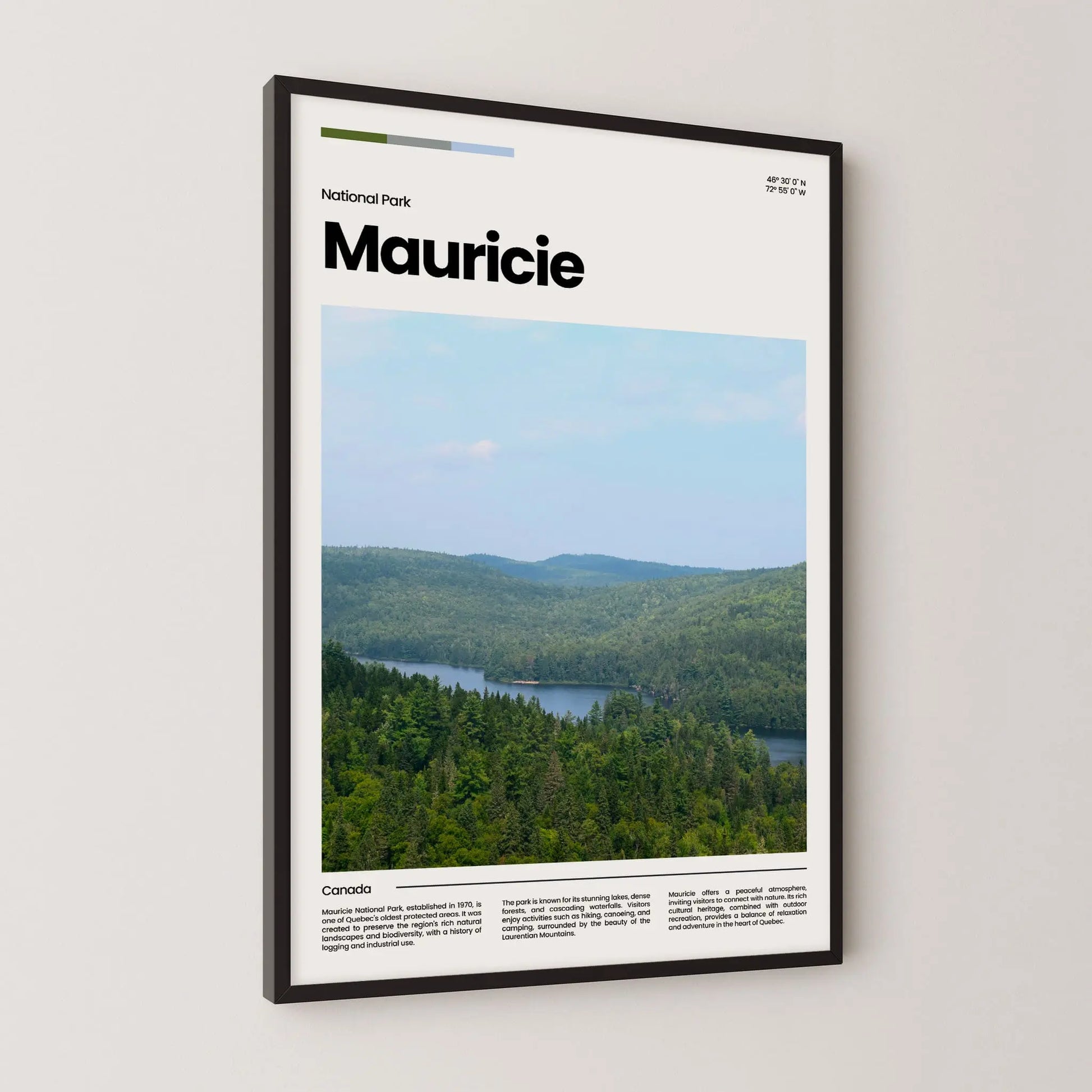 Mauricie Poster – Vintage Wall Art Print