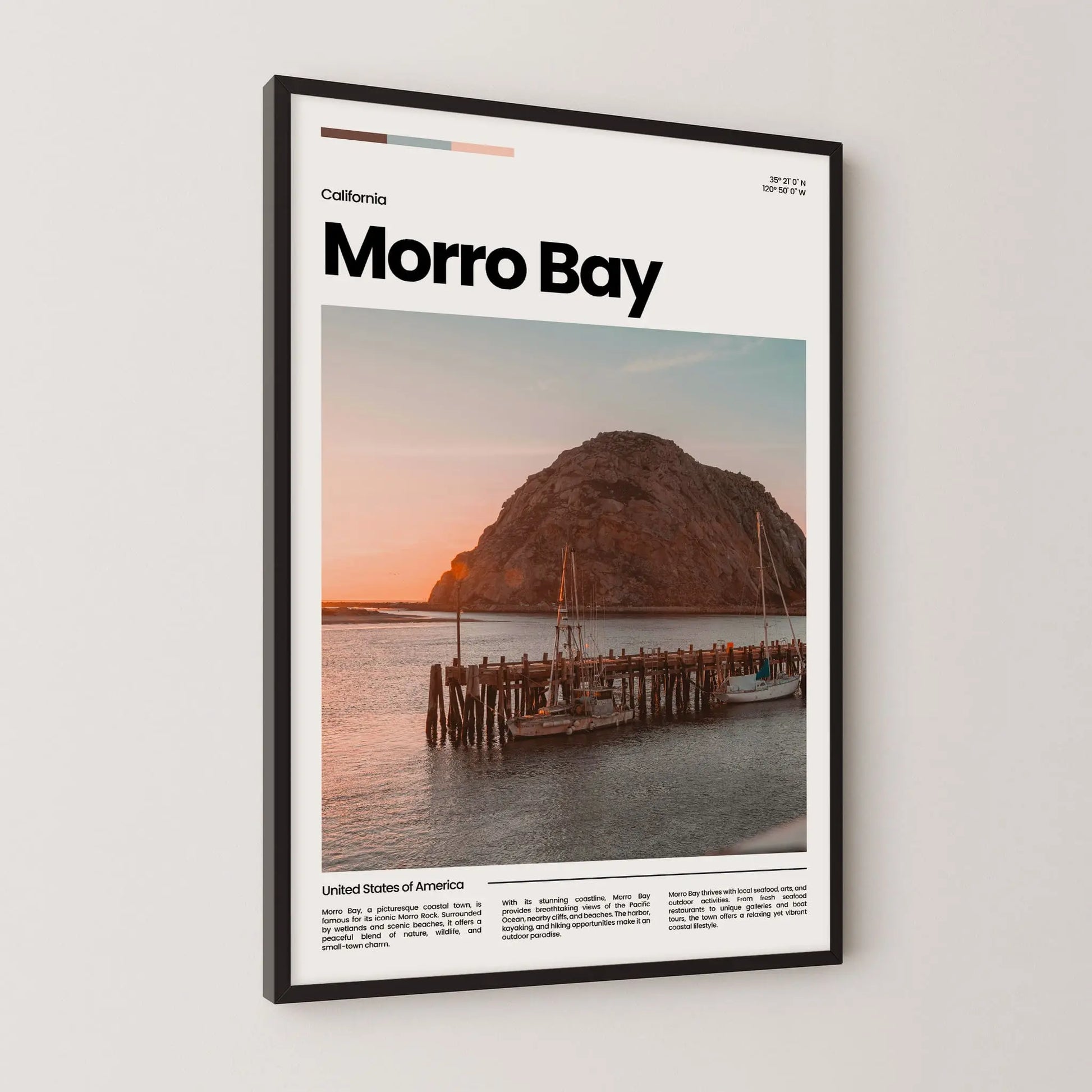Morro Bay Poster – Vintage Wall Art Print