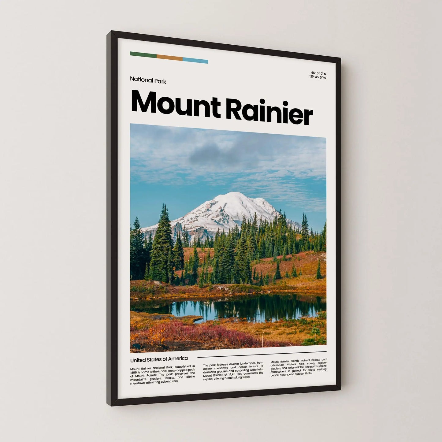 Mount Rainier Poster