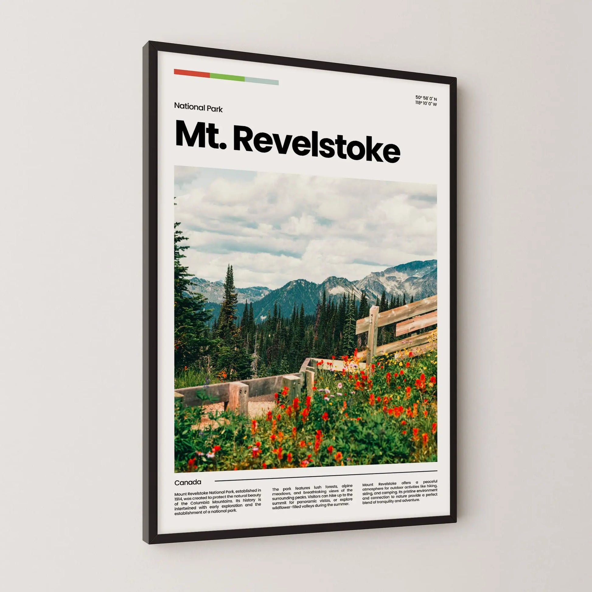 Mount Revelstoke Poster – Vintage Wall Art Print