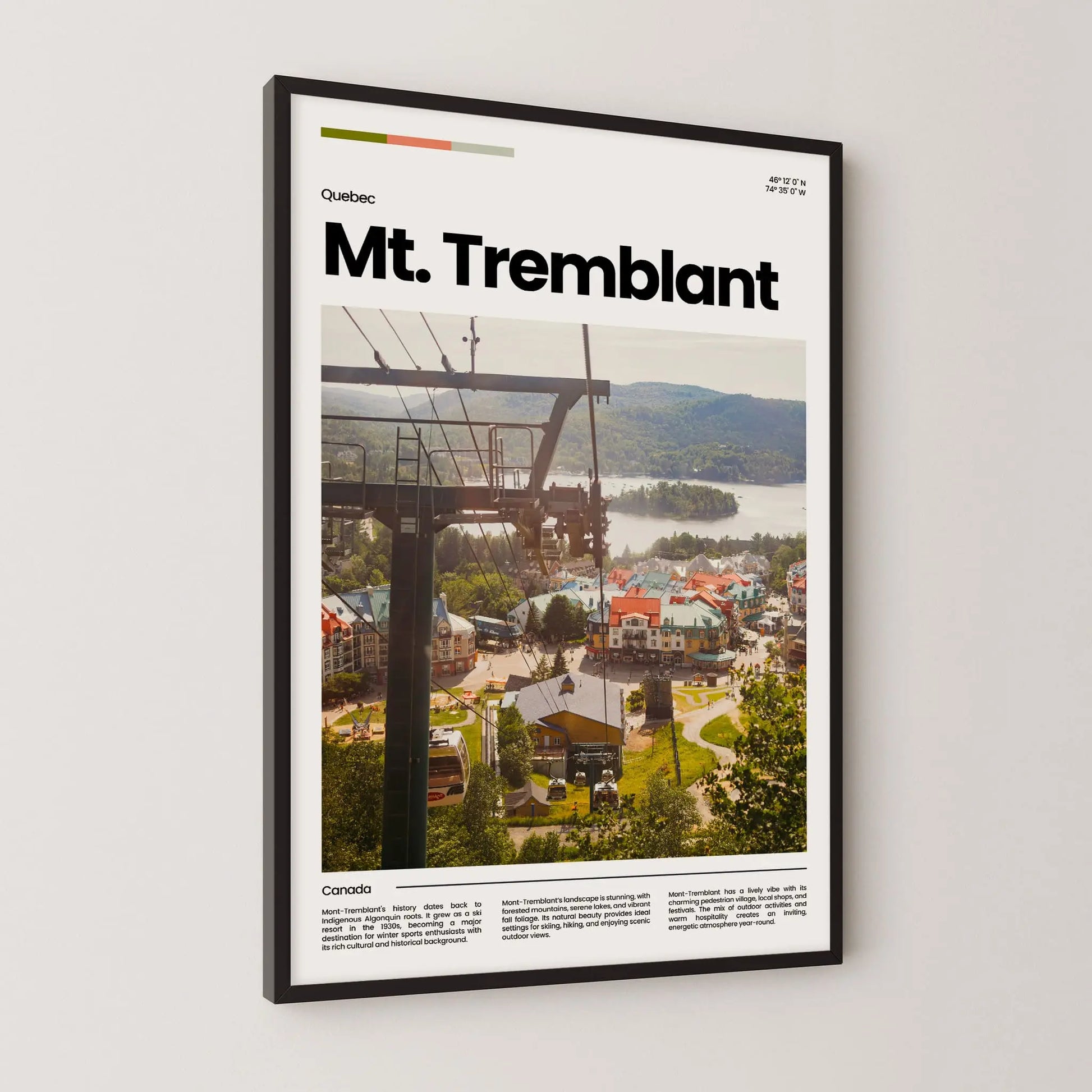 Mount Tremblant Poster – Vintage Wall Art Print