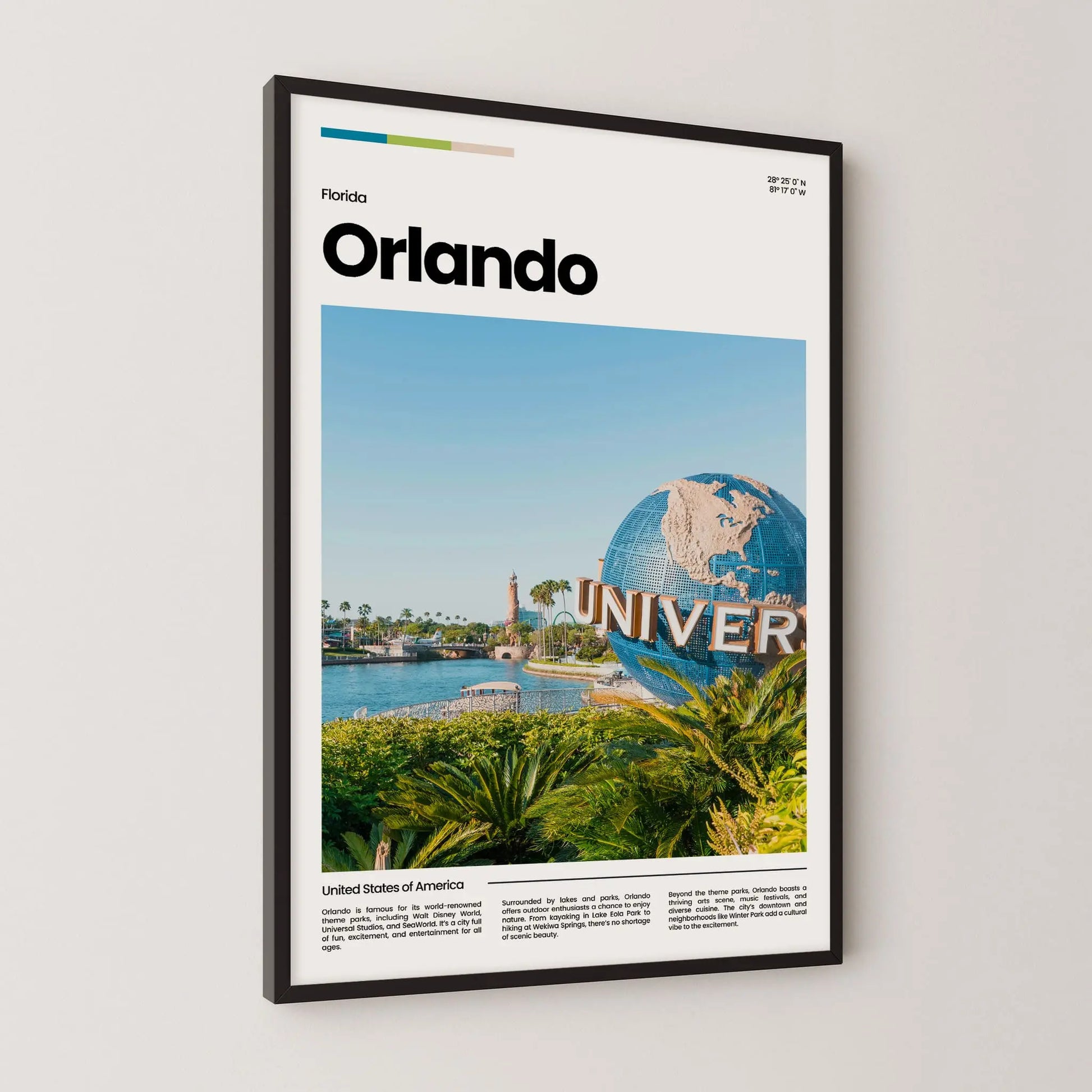 Orlando Poster – Vintage Wall Art Print