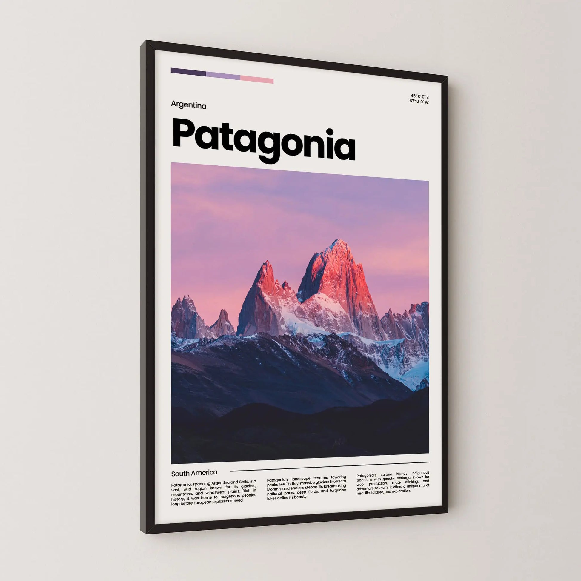 Patagonia Poster – Vintage Wall Art Print