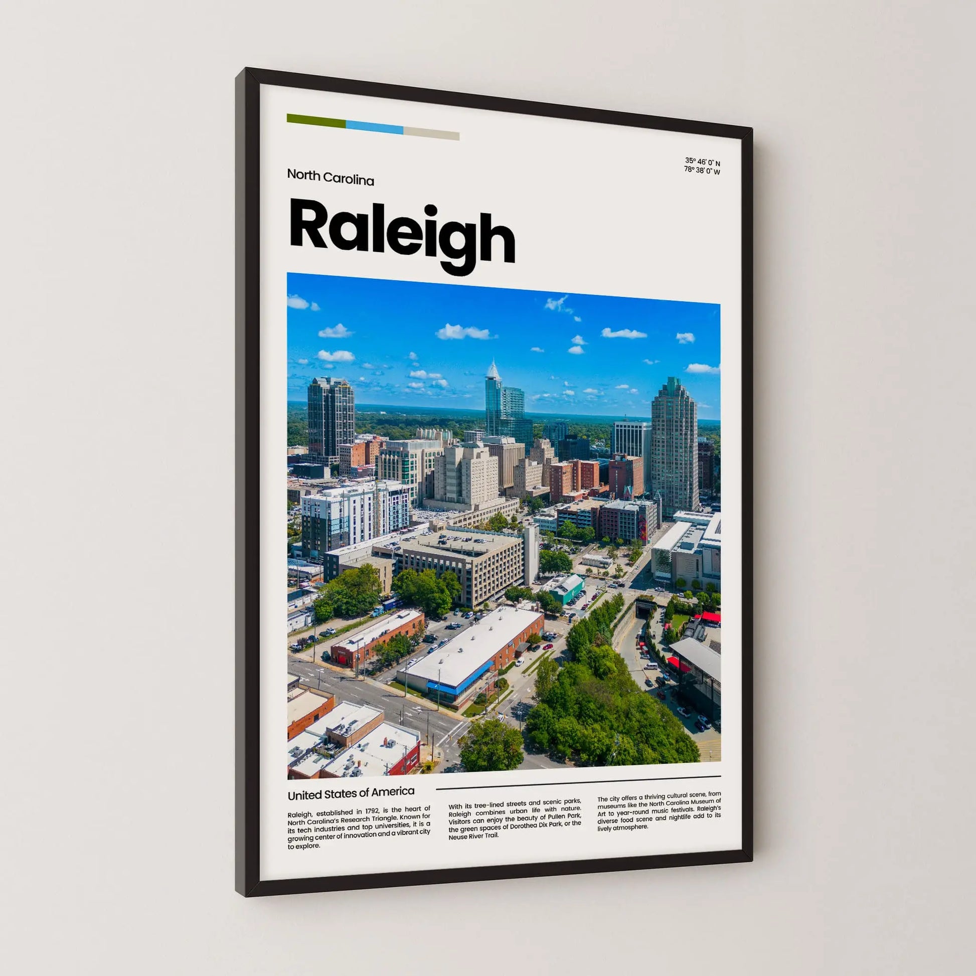 Raleigh Poster – Vintage Wall Art Print
