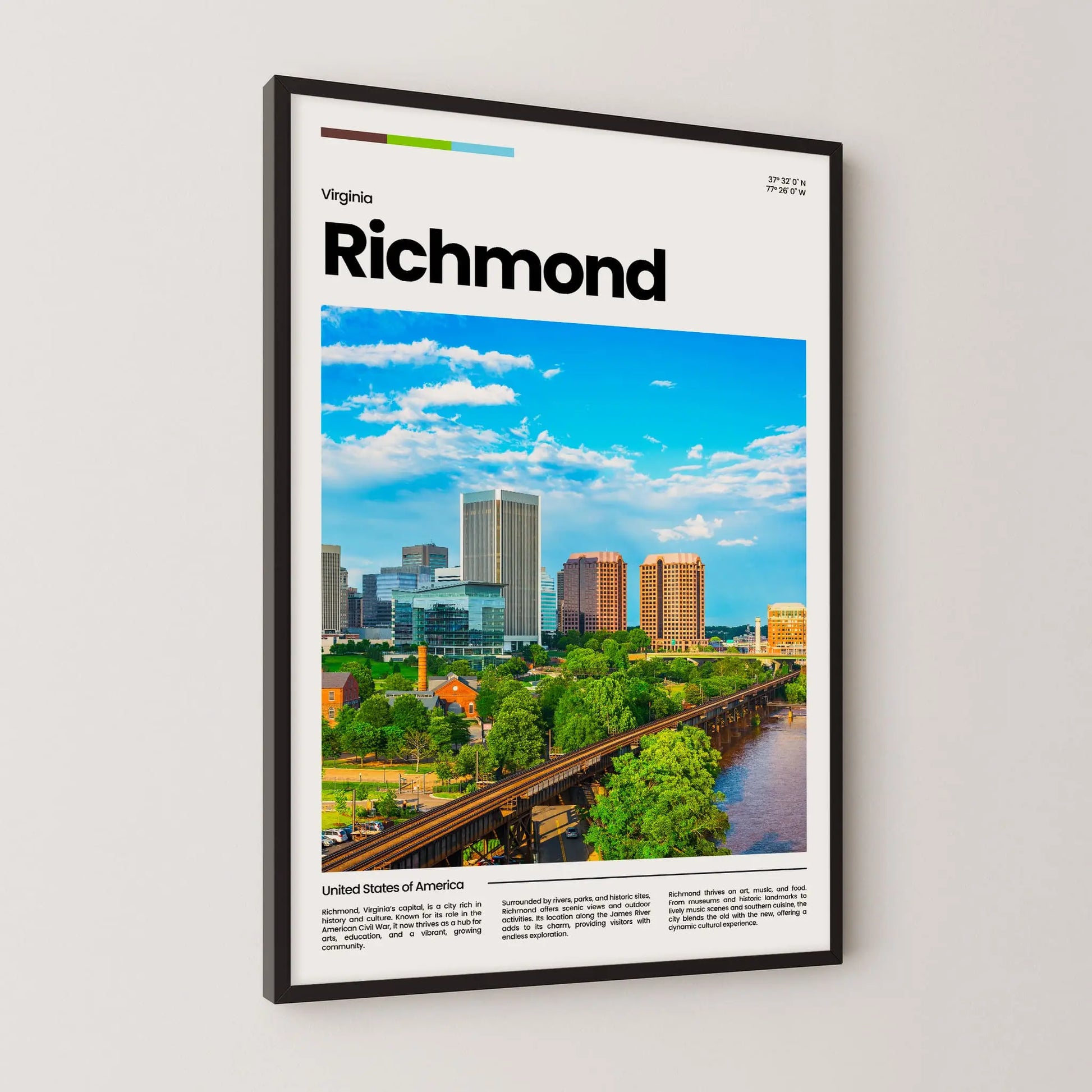 Richmond Poster – Vintage Wall Art Print