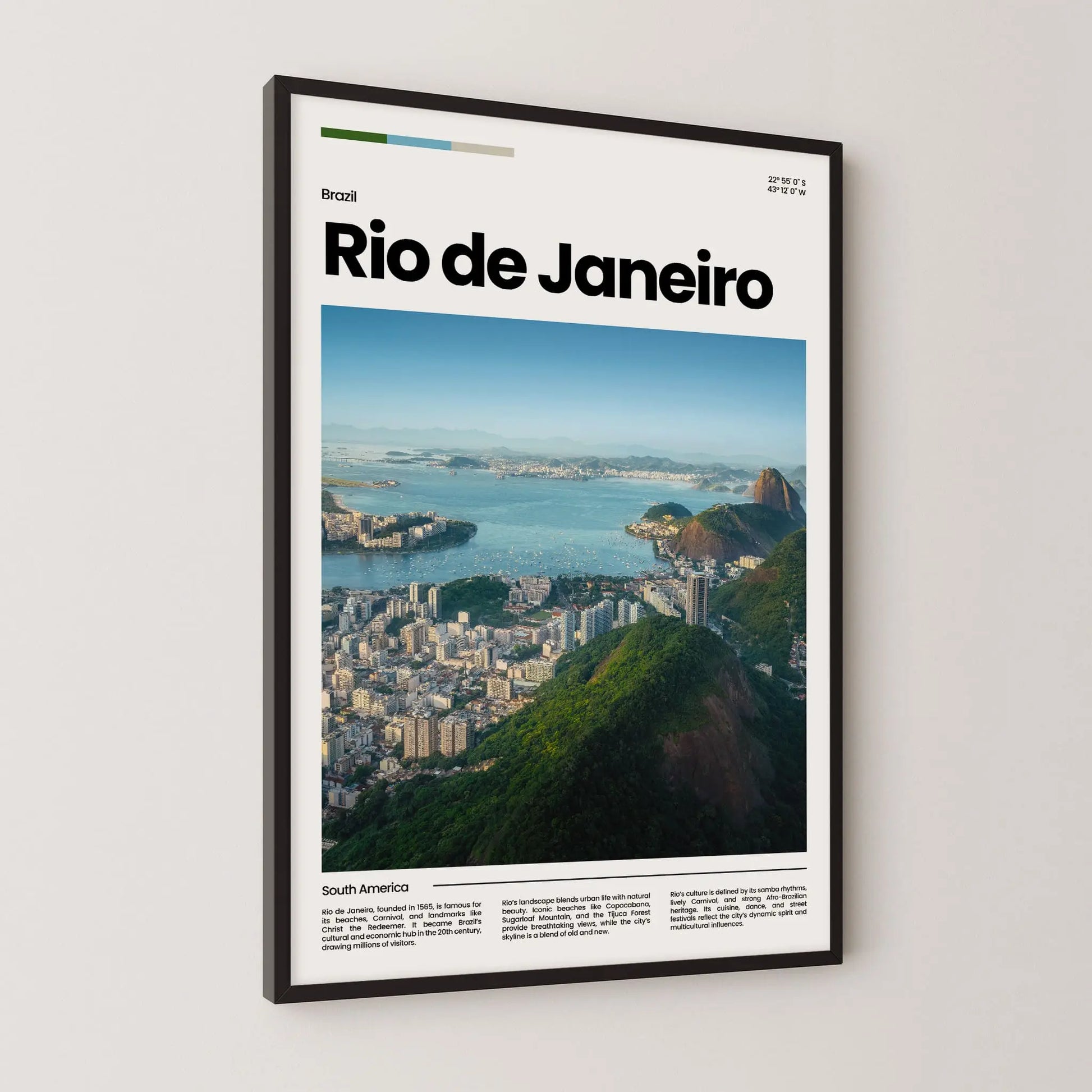 Rio de Janeiro Poster – Vintage Wall Art Print