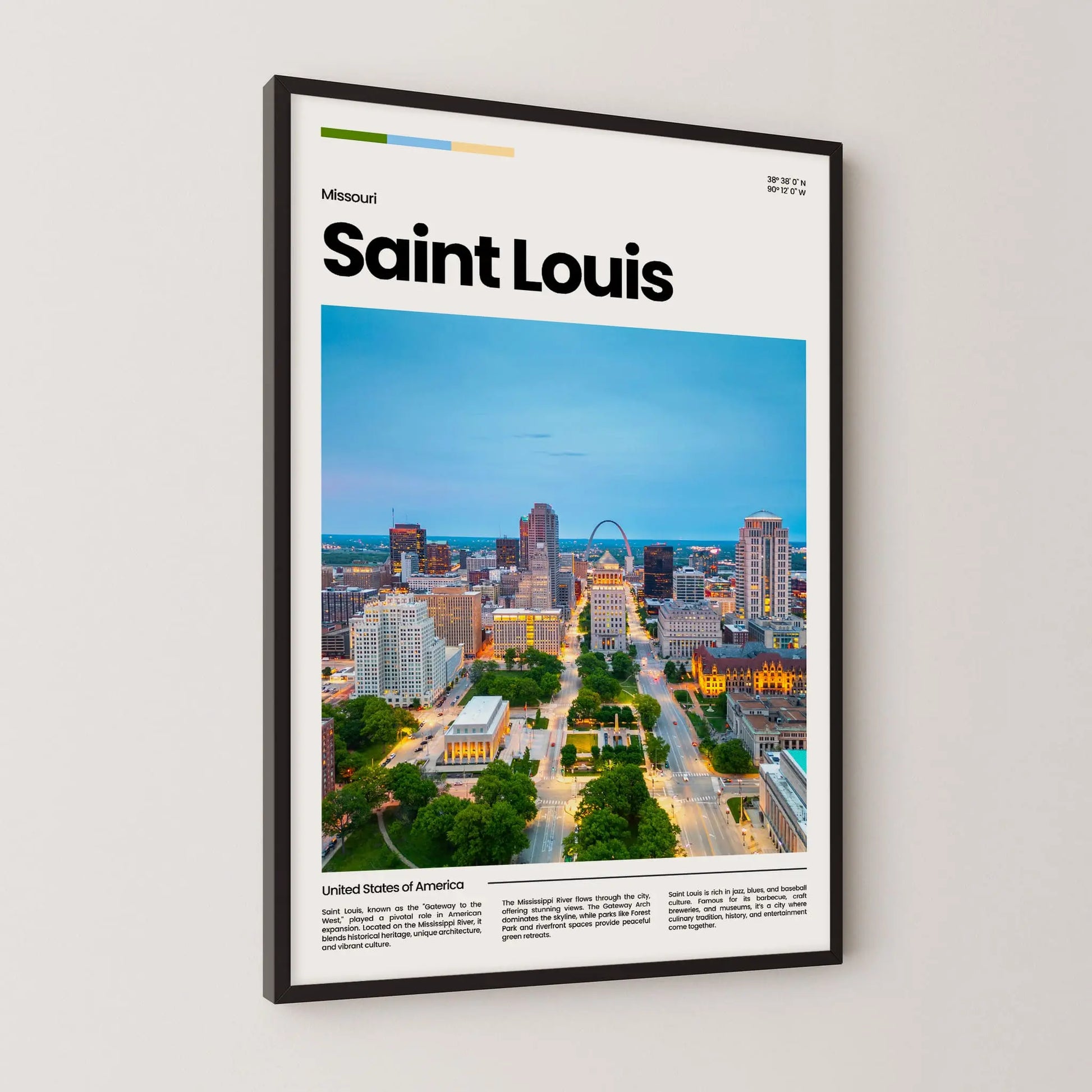 Saint Louis Poster – Vintage Wall Art Print