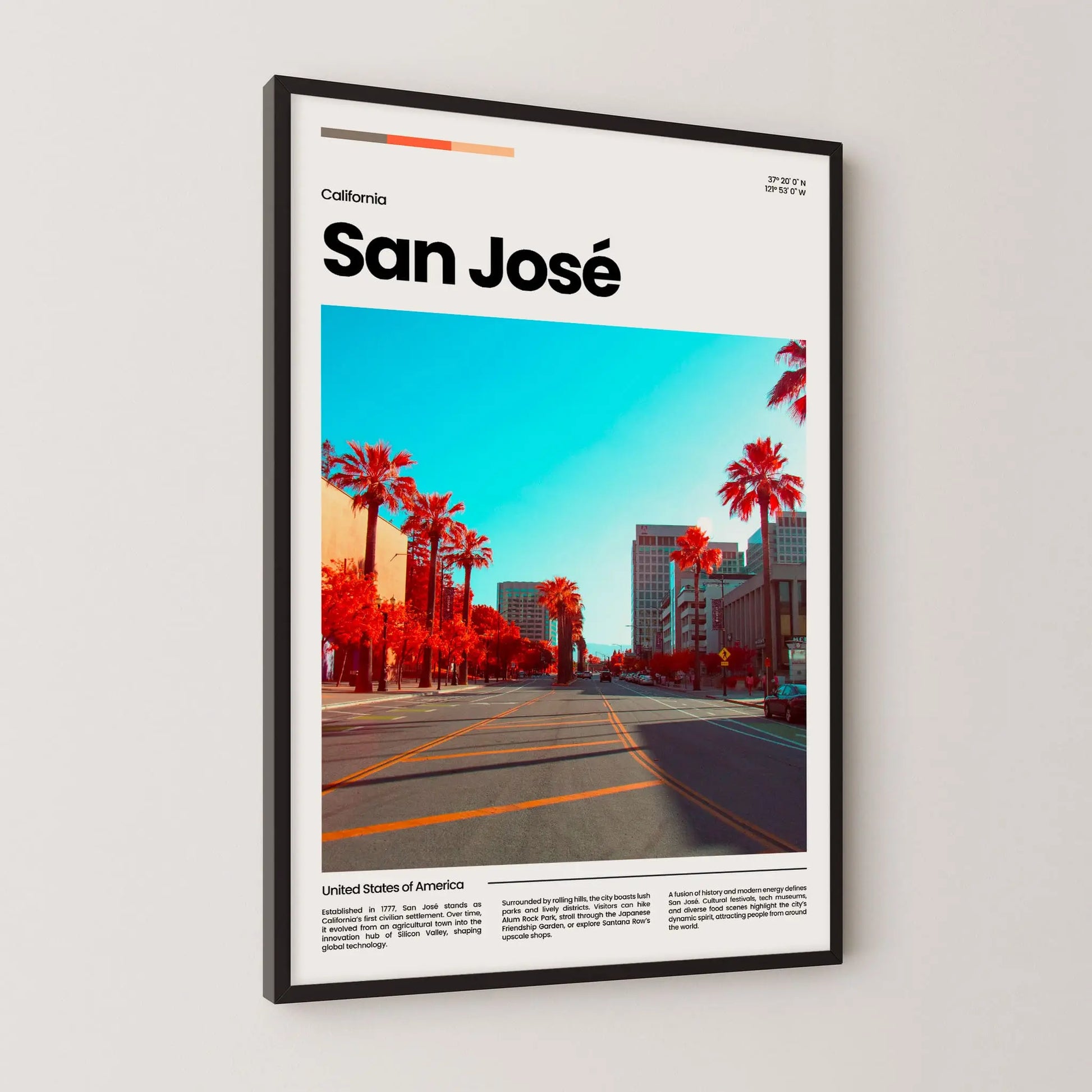 San José Poster – Vintage Wall Art Print