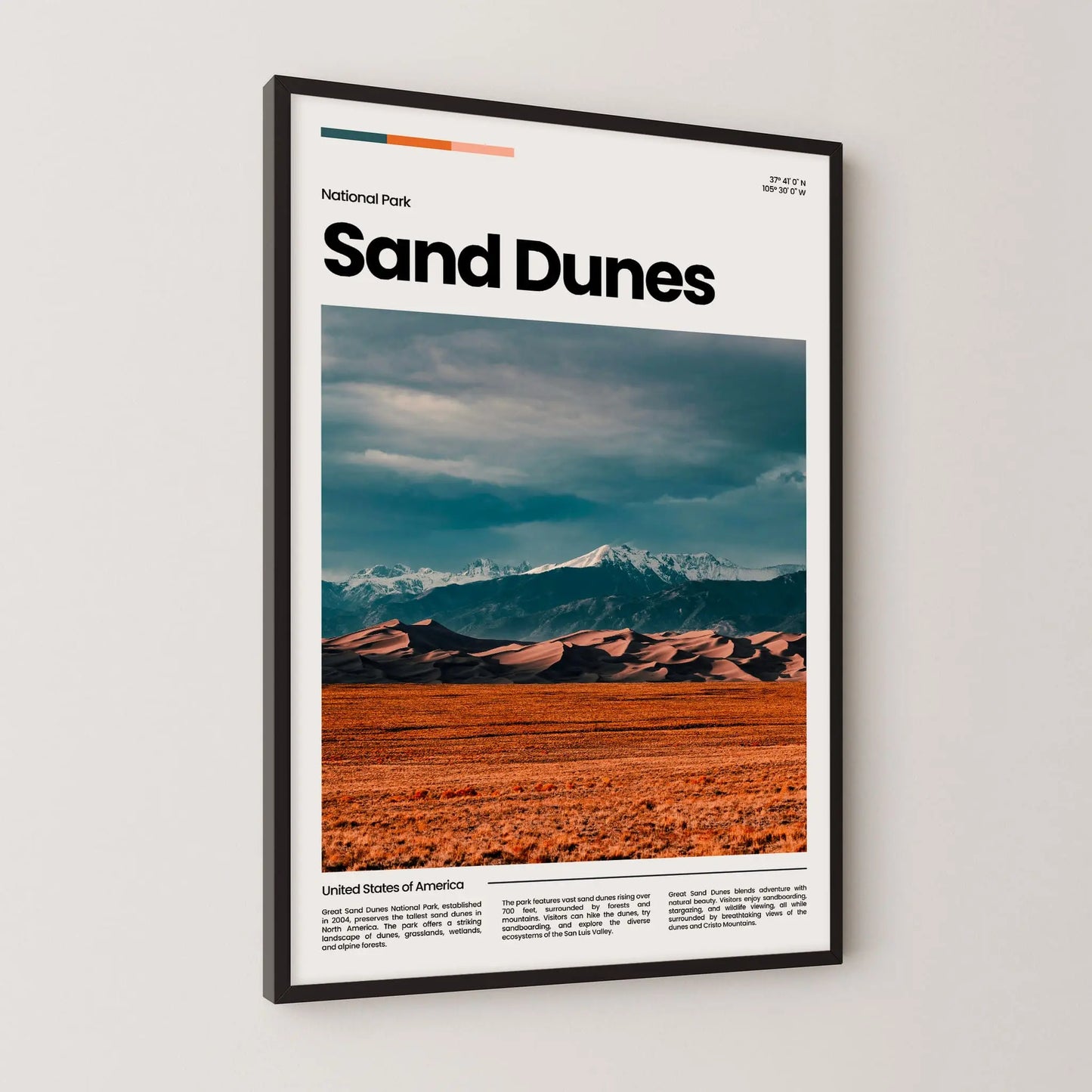 Sand Dunes Poster