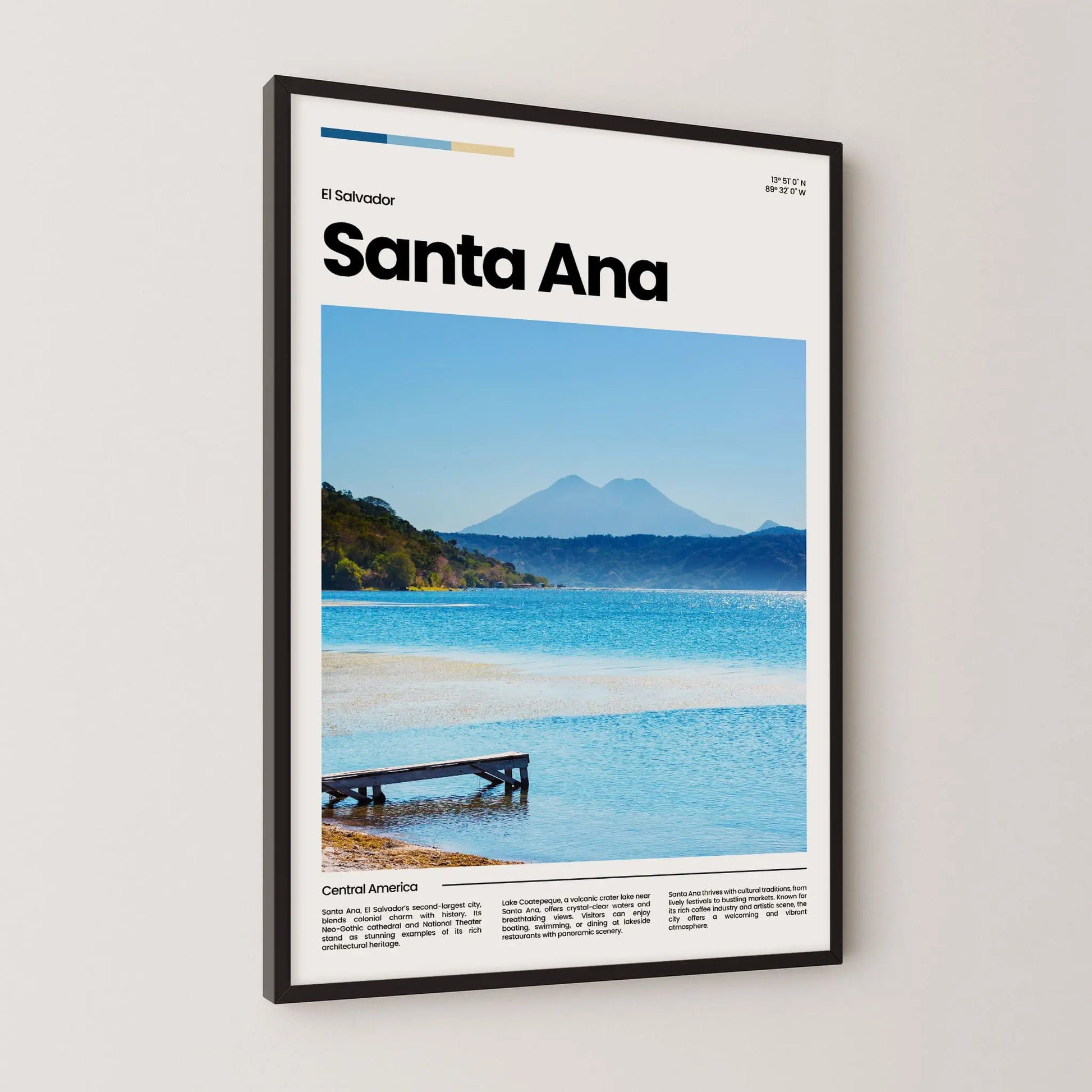 Santa Ana Poster – Vintage Wall Art Print