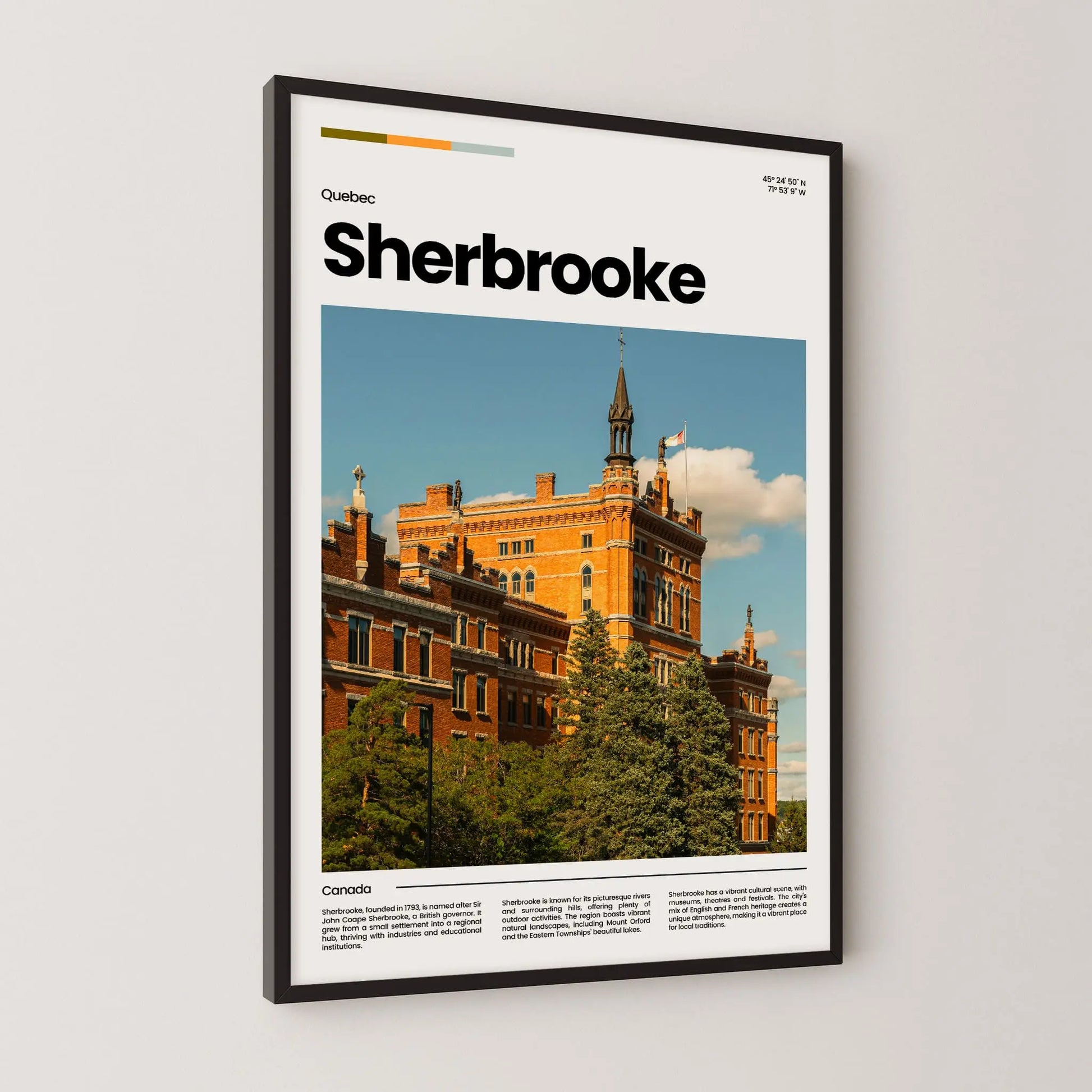 Sherbrooke Poster – Vintage Wall Art Print