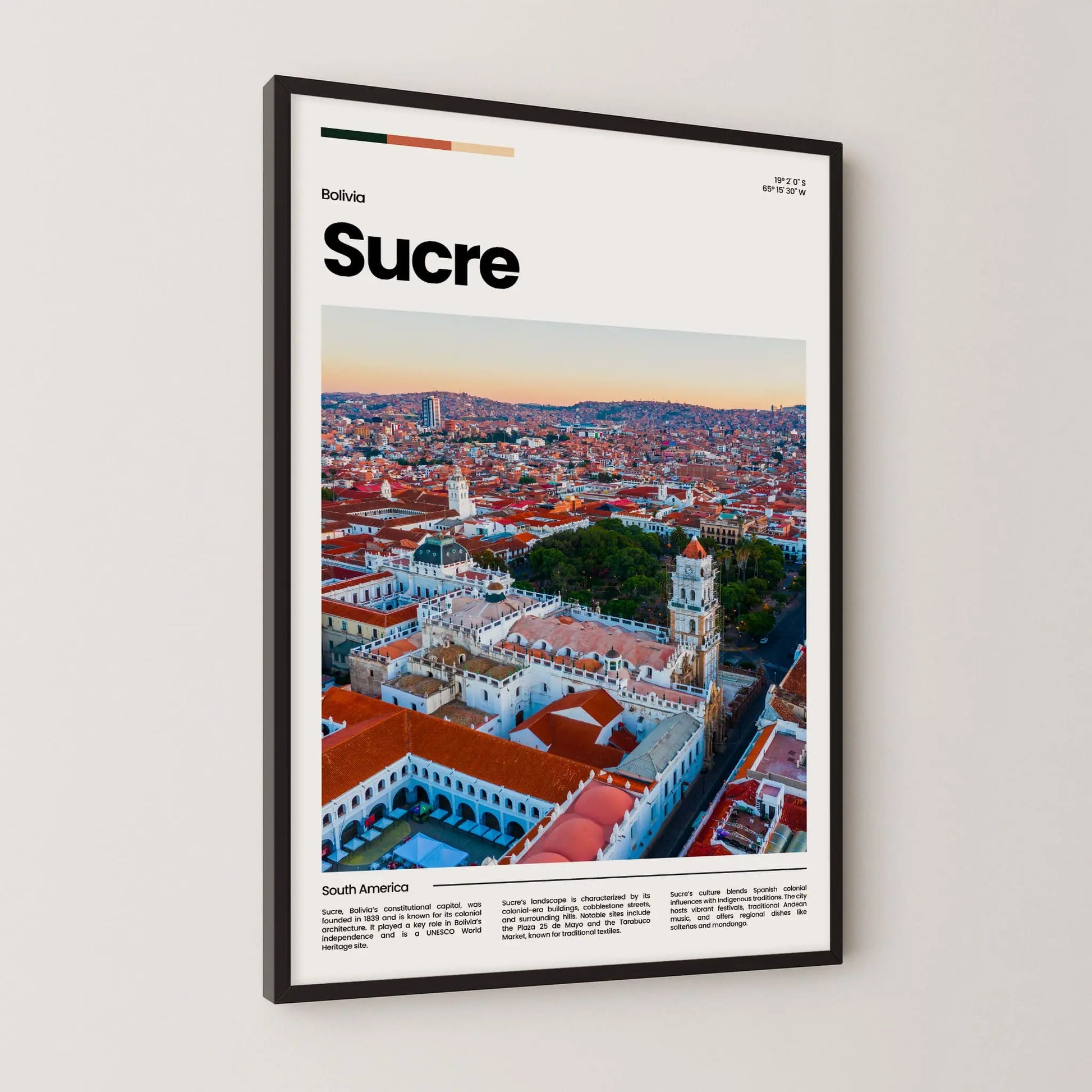 Sucre Poster – Vintage Wall Art Print