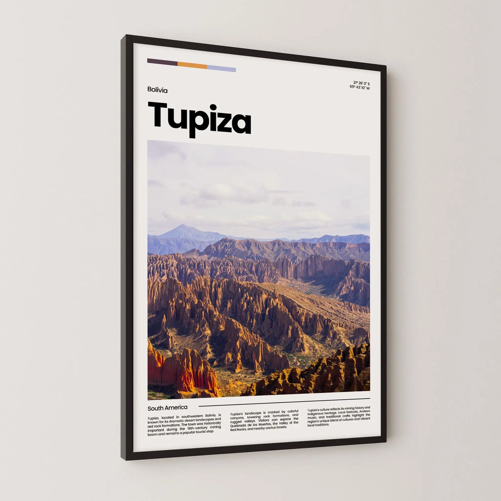 Tupiza Poster – Vintage Wall Art Print