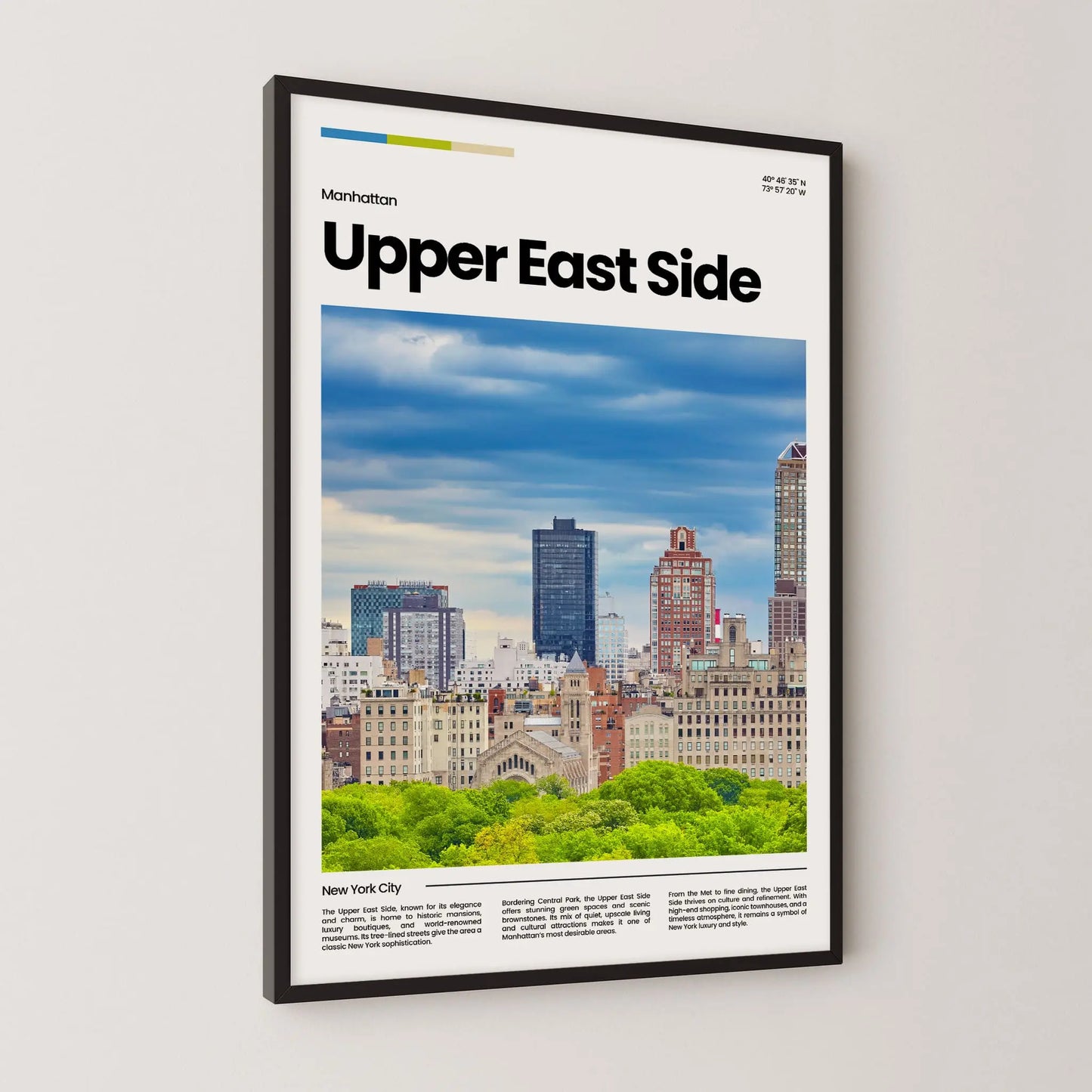 Upper East Side Poster