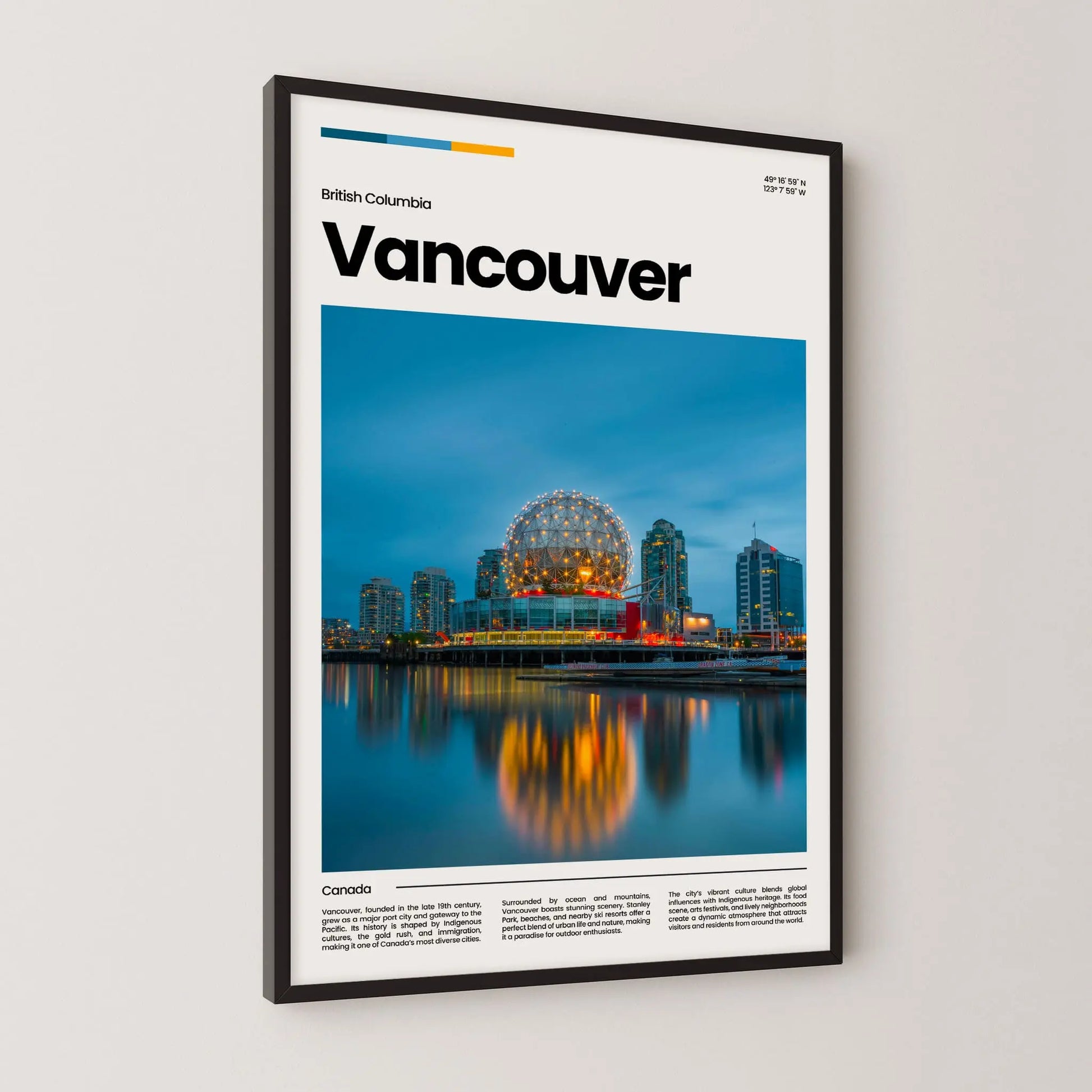 Vancouver Poster – Vintage Wall Art Print
