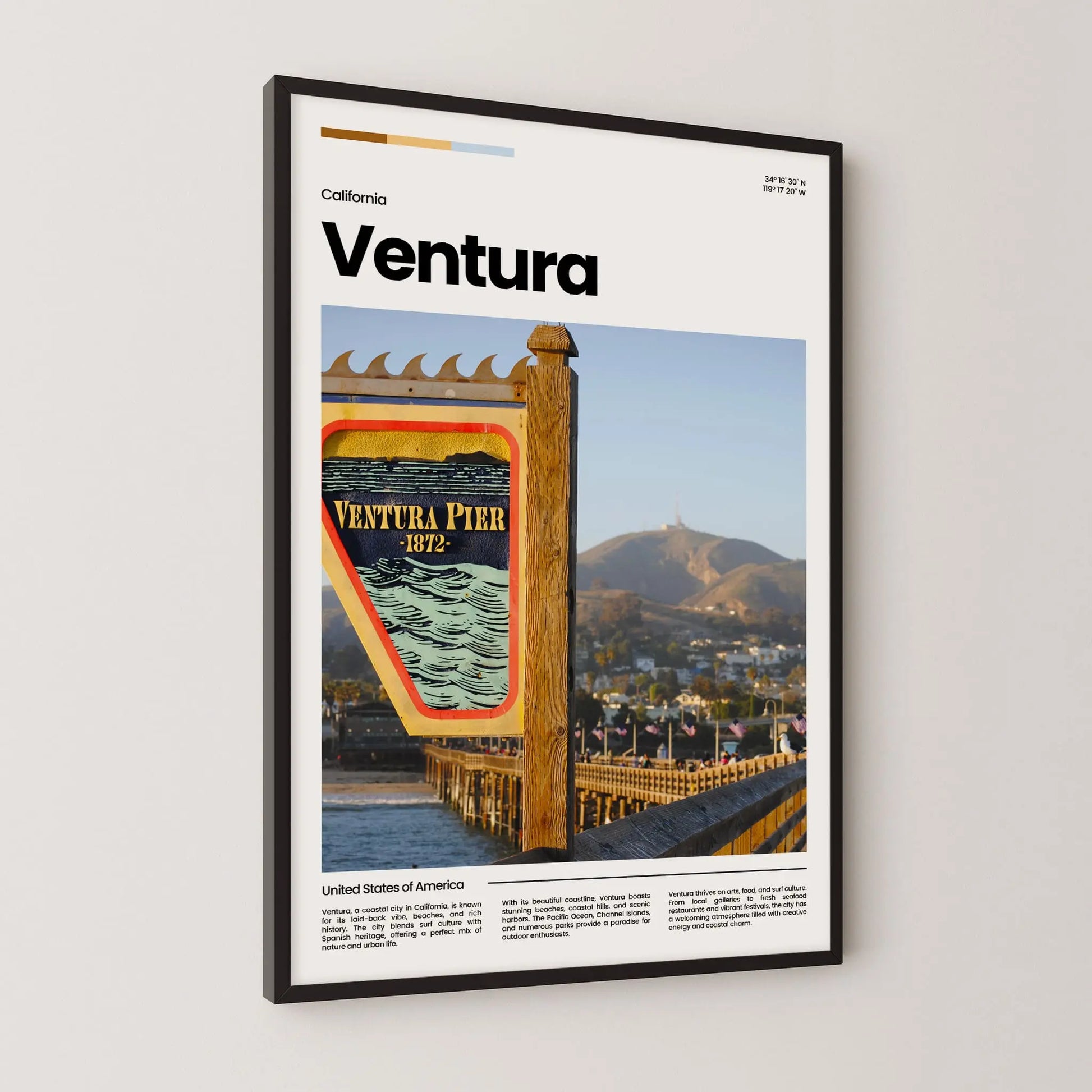Ventura Poster – Vintage Wall Art Print