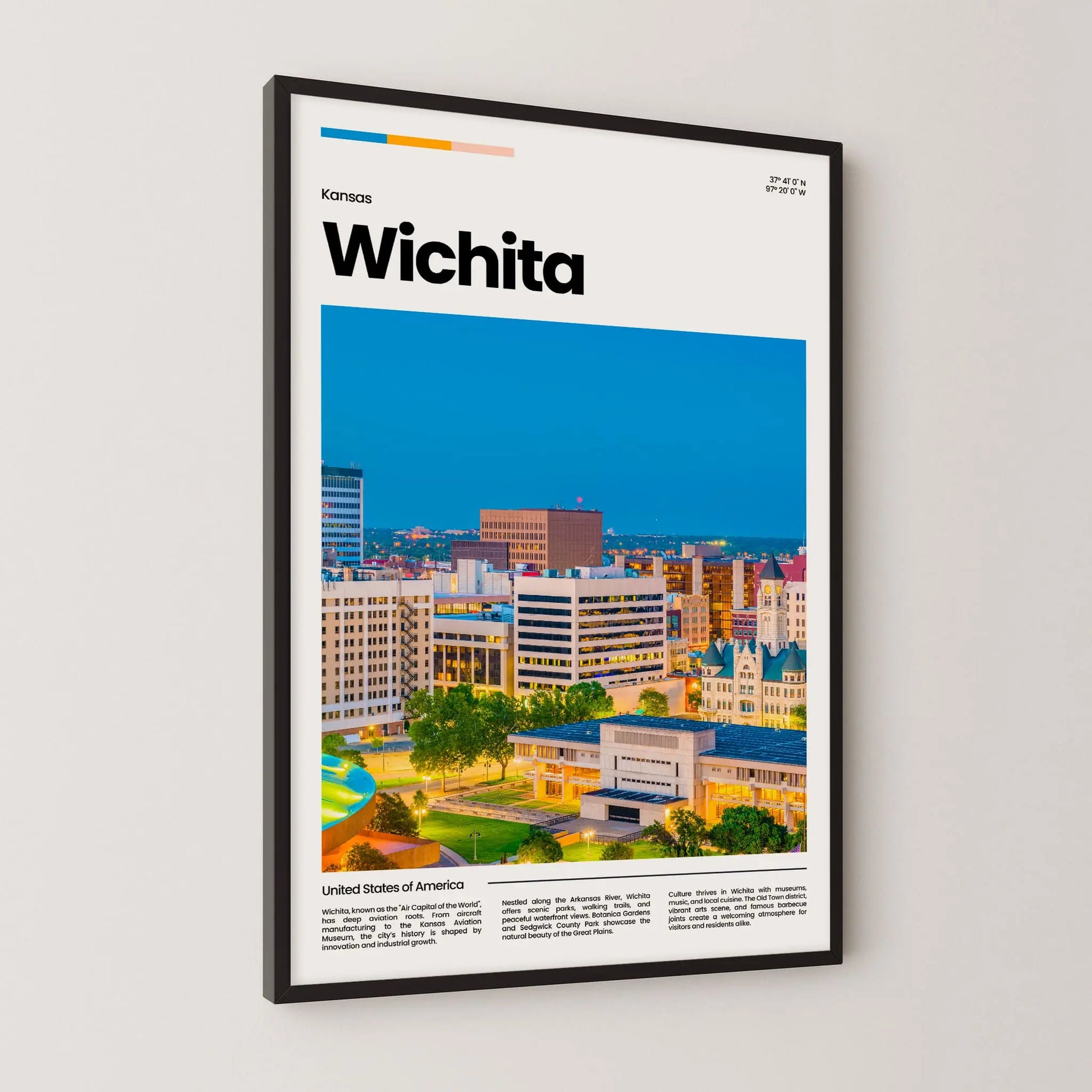 Wichita Poster – Vintage Wall Art Print