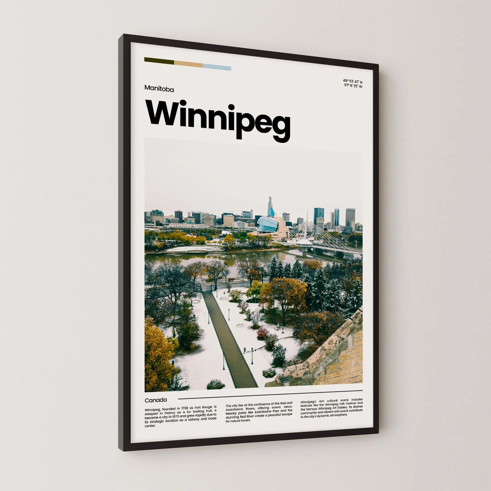 Winnipeg Poster – Vintage Wall Art Print