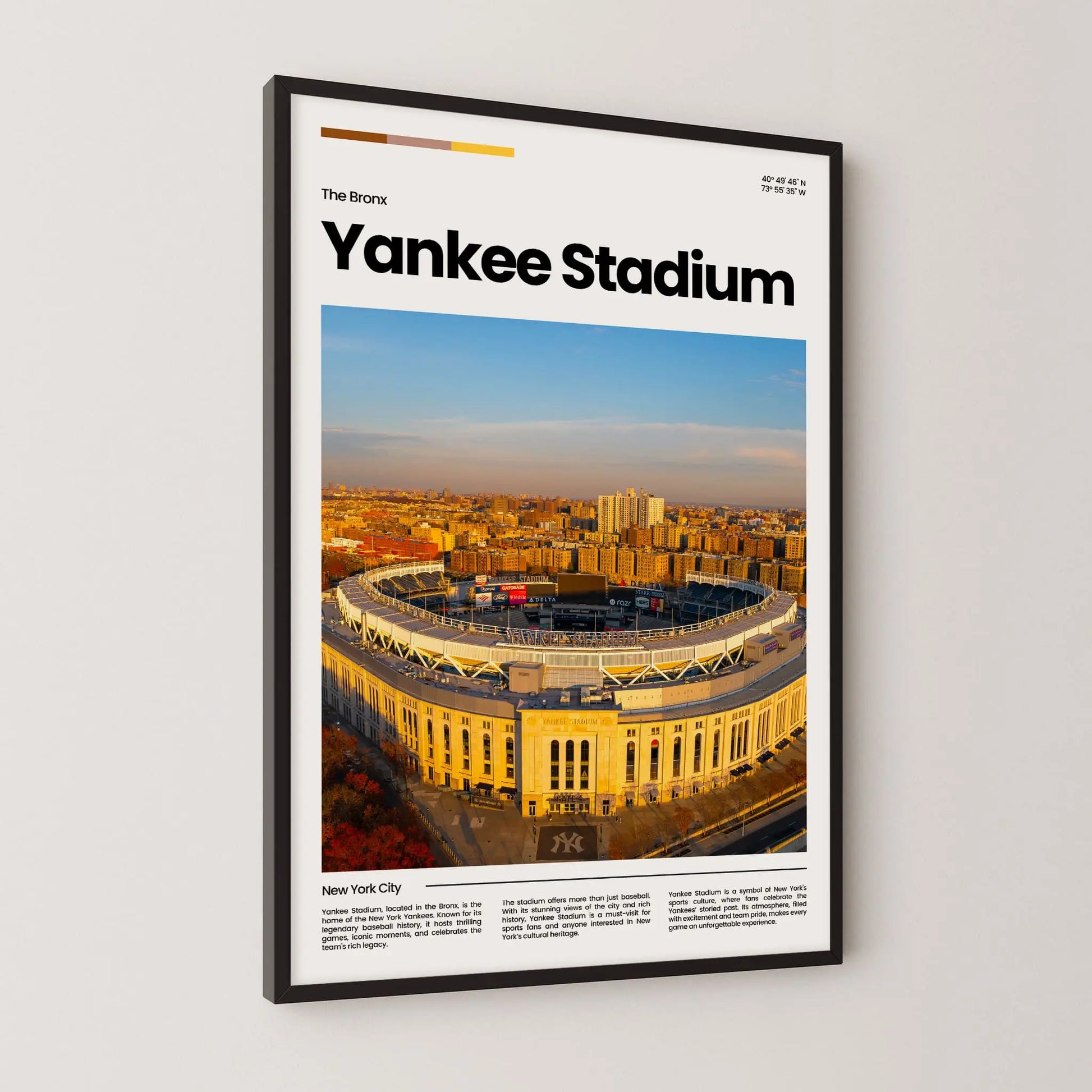 Yankee Stadium Poster – Vintage Wall Art Print