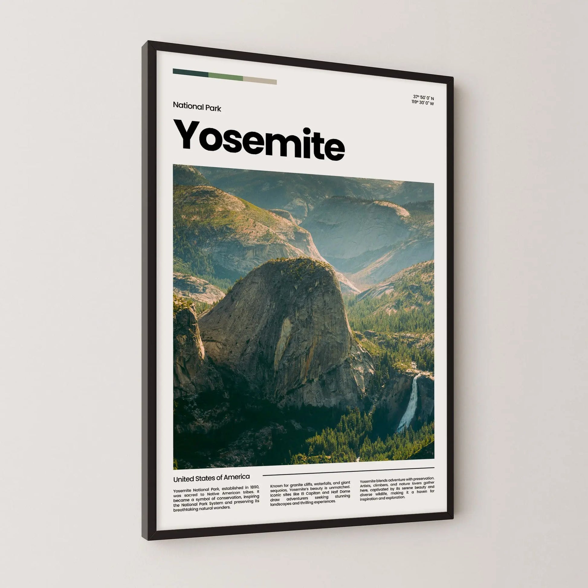 Yosemite Poster – Vintage Wall Art Print