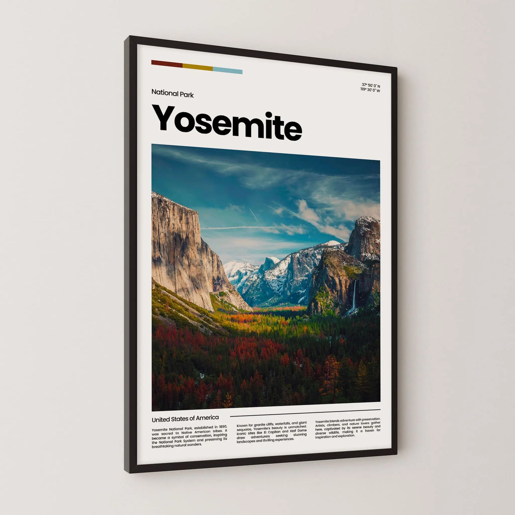Yosemite Poster – Vintage Wall Art Print