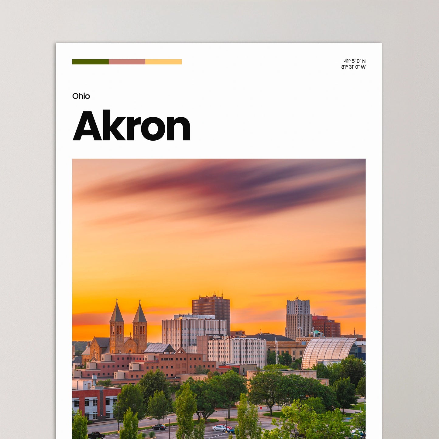 Akron Poster