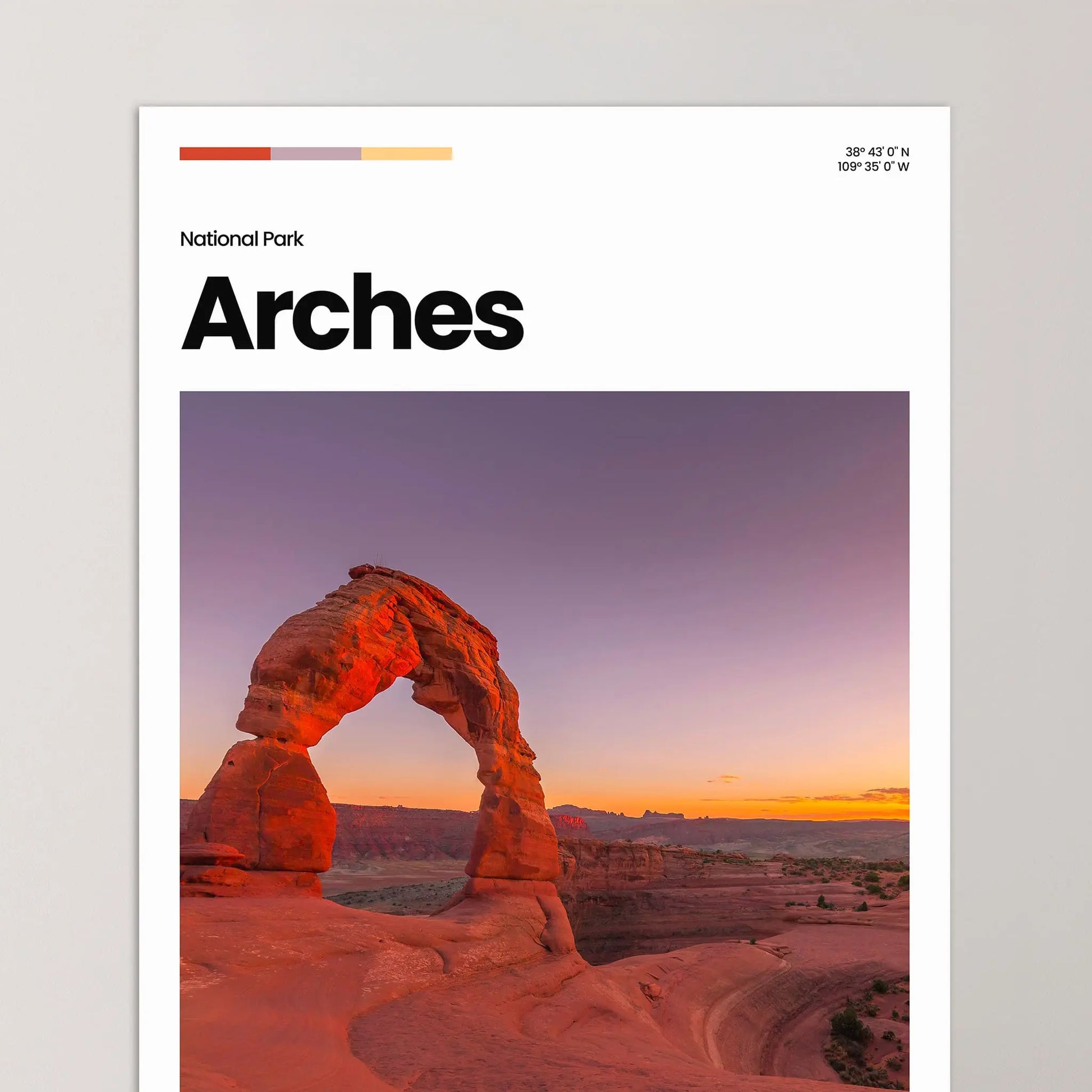 Arches Poster – Vintage Wall Art Print